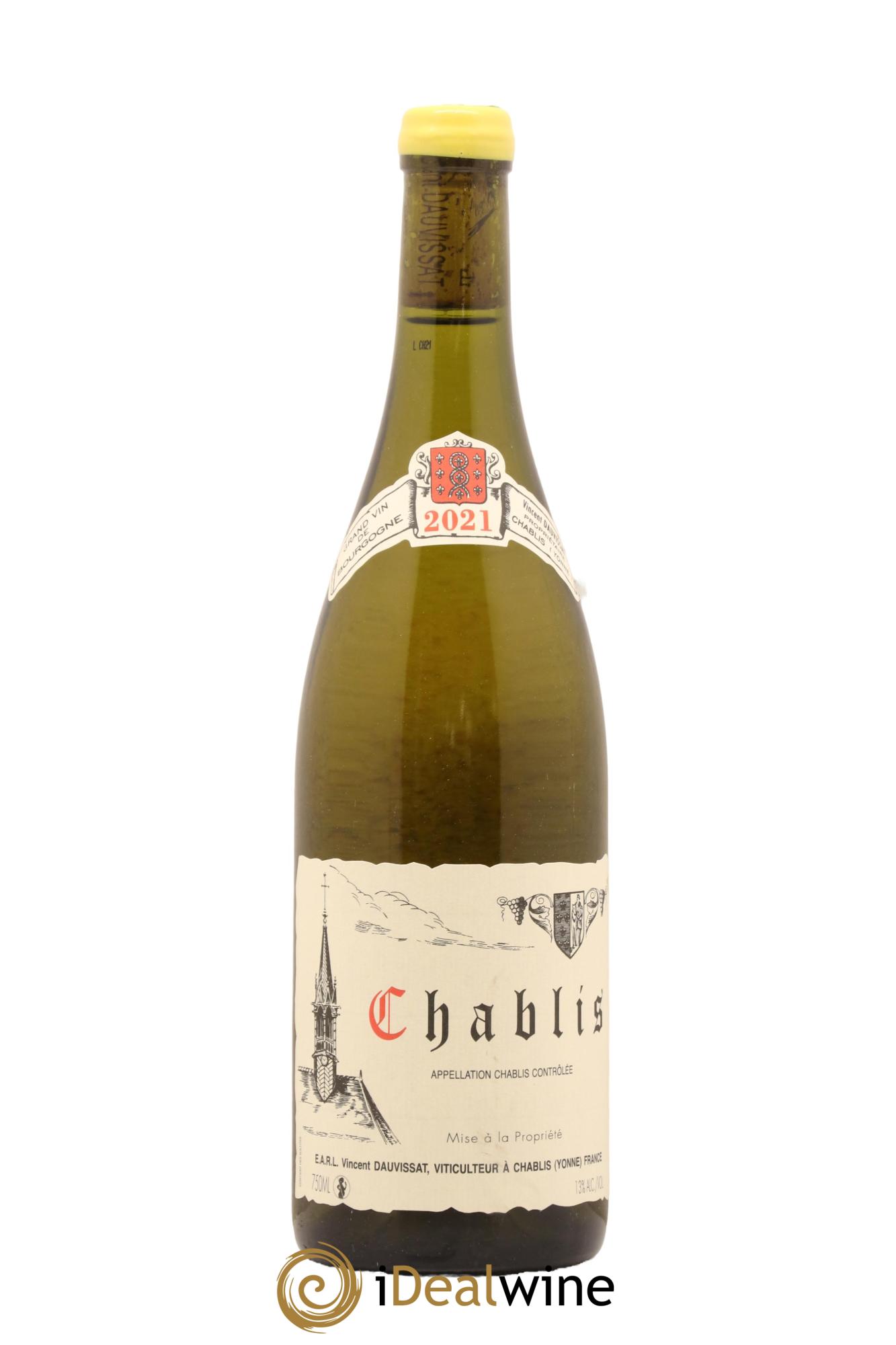 Chablis Vincent Dauvissat (Domaine) 2021 - Lot de 1 bouteille - 0