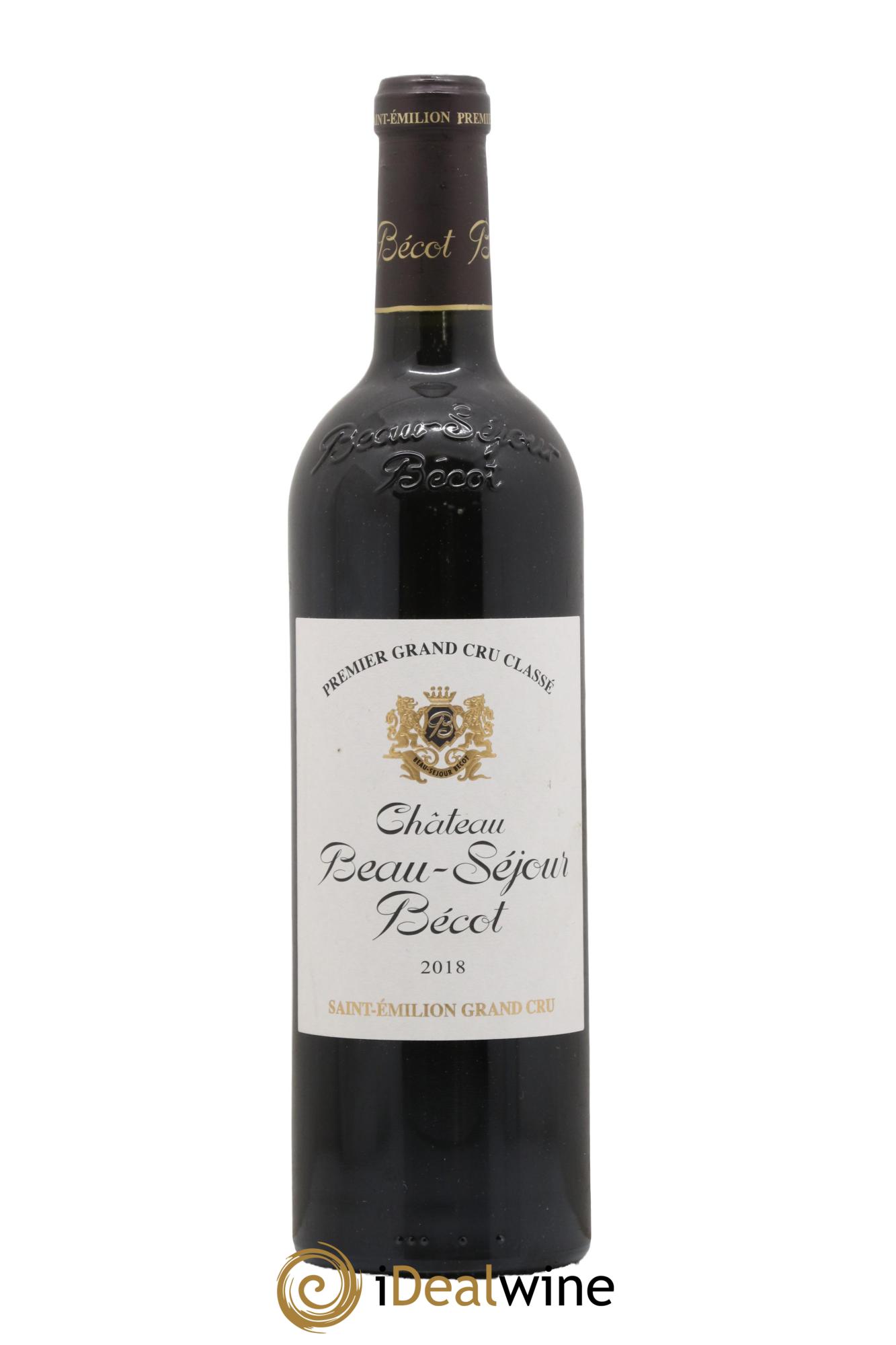 Château Beau-Séjour Bécot 1er Grand Cru Classé B 2018 - Lotto di 1 bottiglia - 0