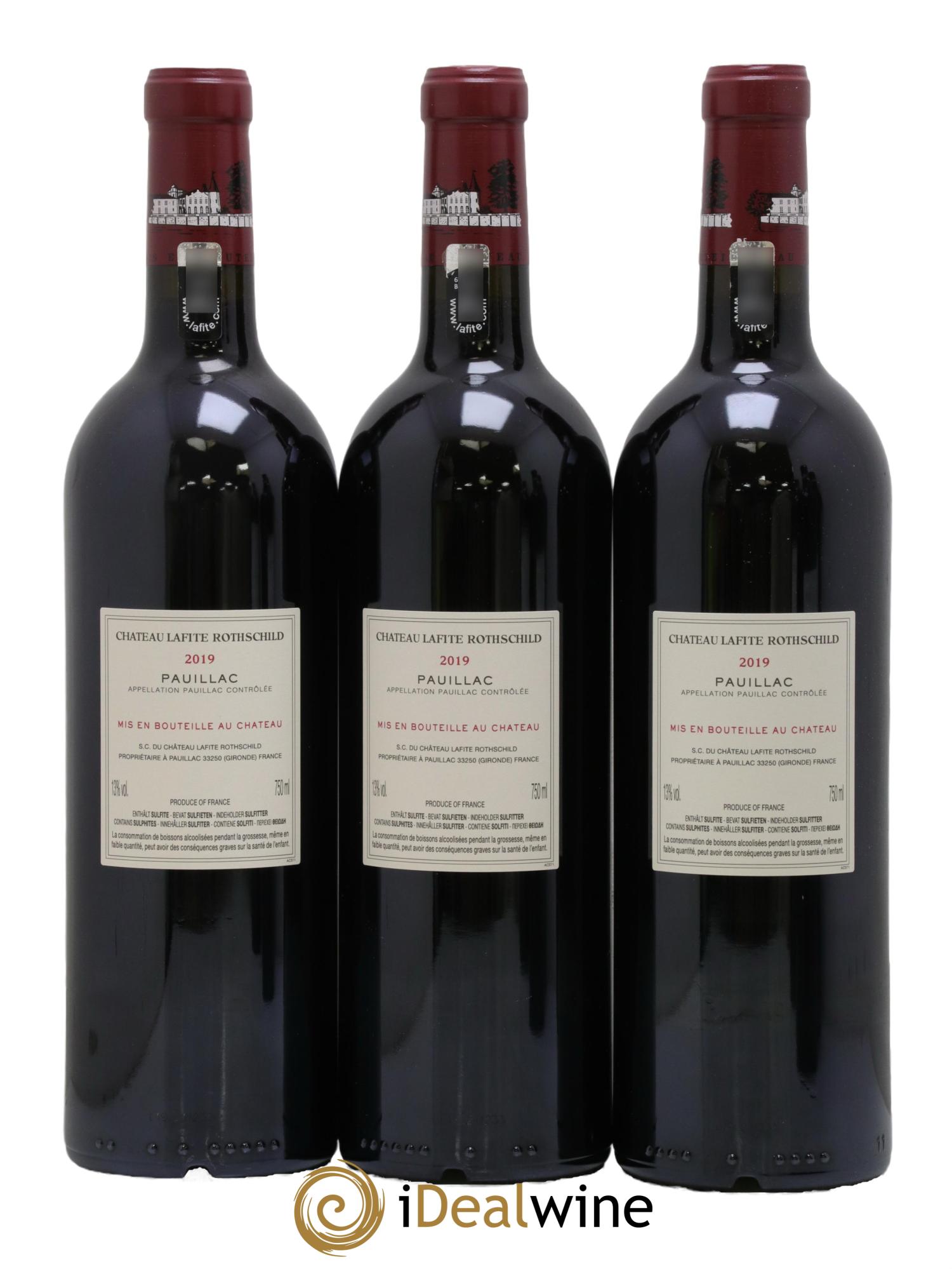 Château Lafite Rothschild 1er Grand Cru Classé 2019 - Lot de 6 bouteilles - 2