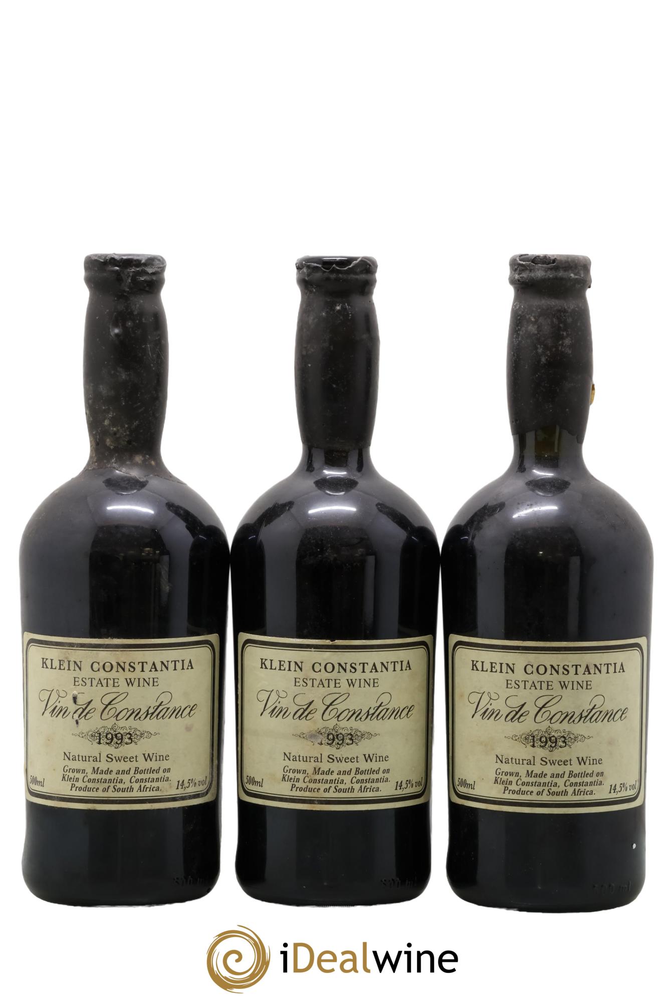 Vin de Constance Klein Constantia L. Jooste 1993 - Lot of 3 500ml formats - 0