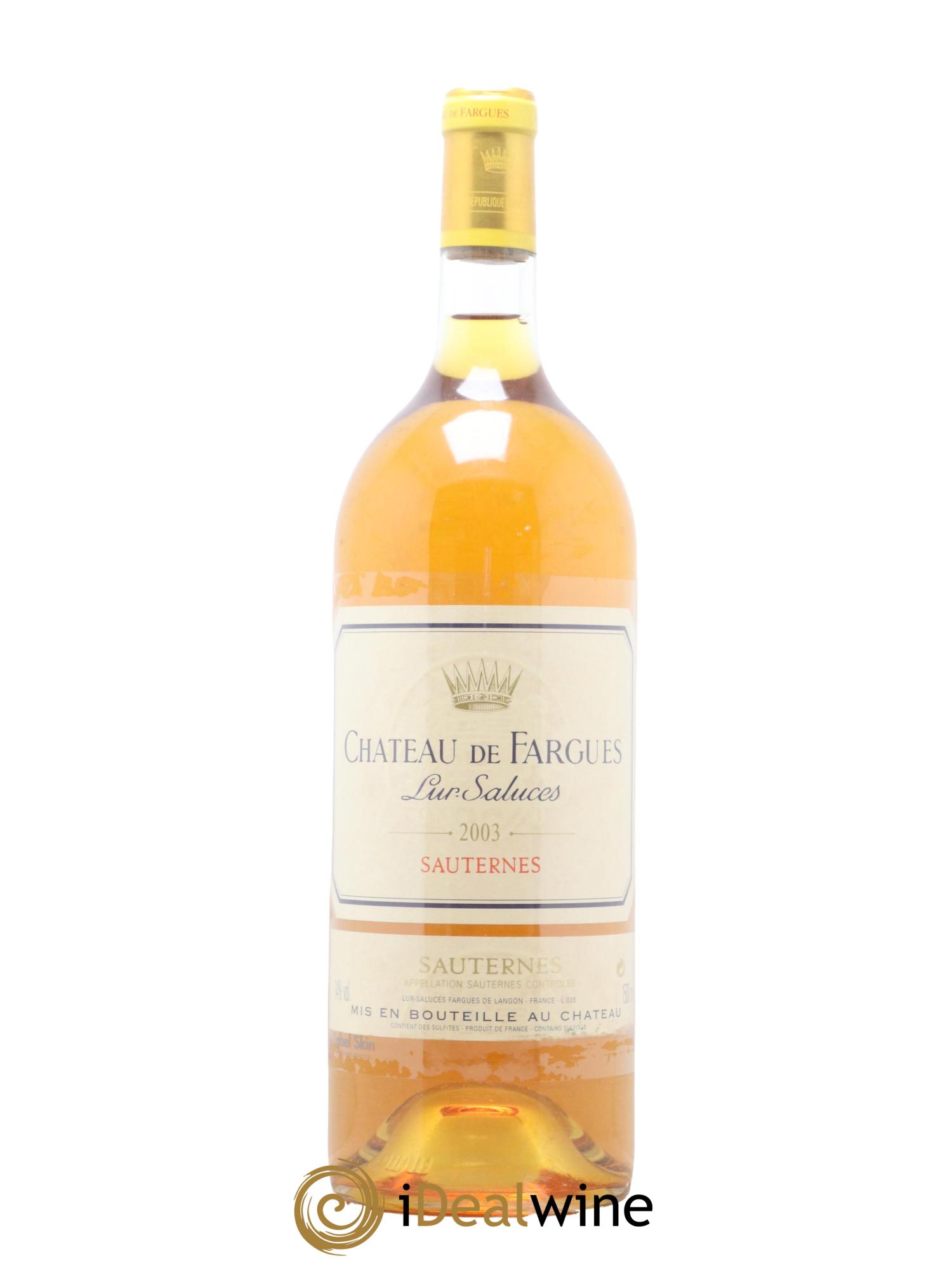 Château de Fargues 2003 - Posten von 1 Magnum - 0