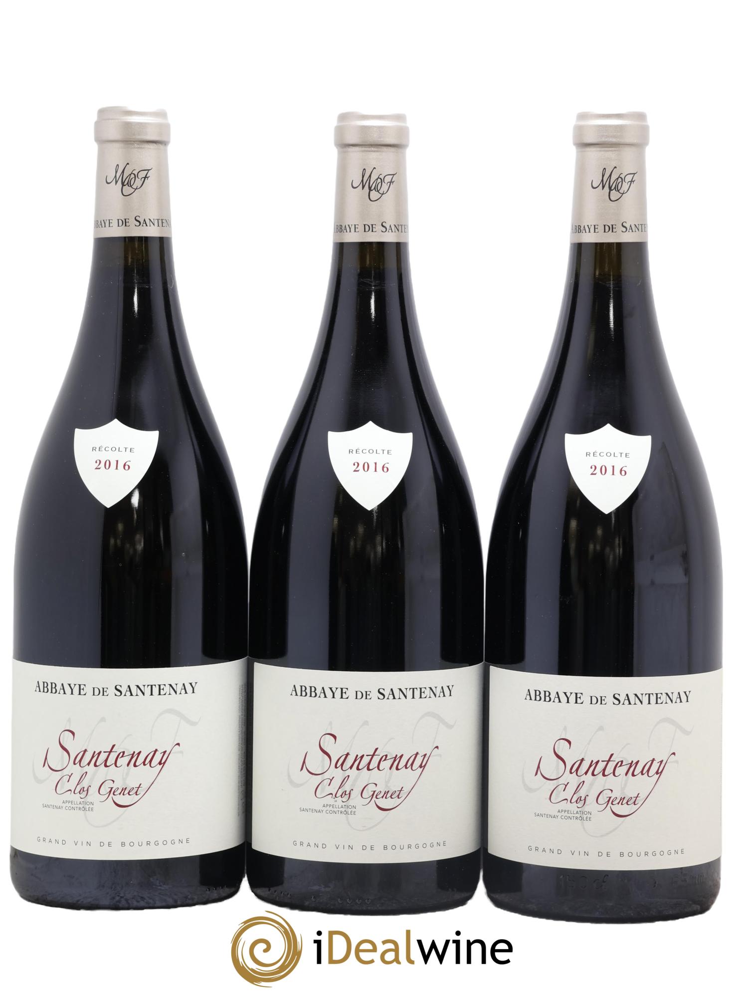 Santenay Clos Genet Abbaye de Santenay 2016 - Lot de 3 magnums - 0