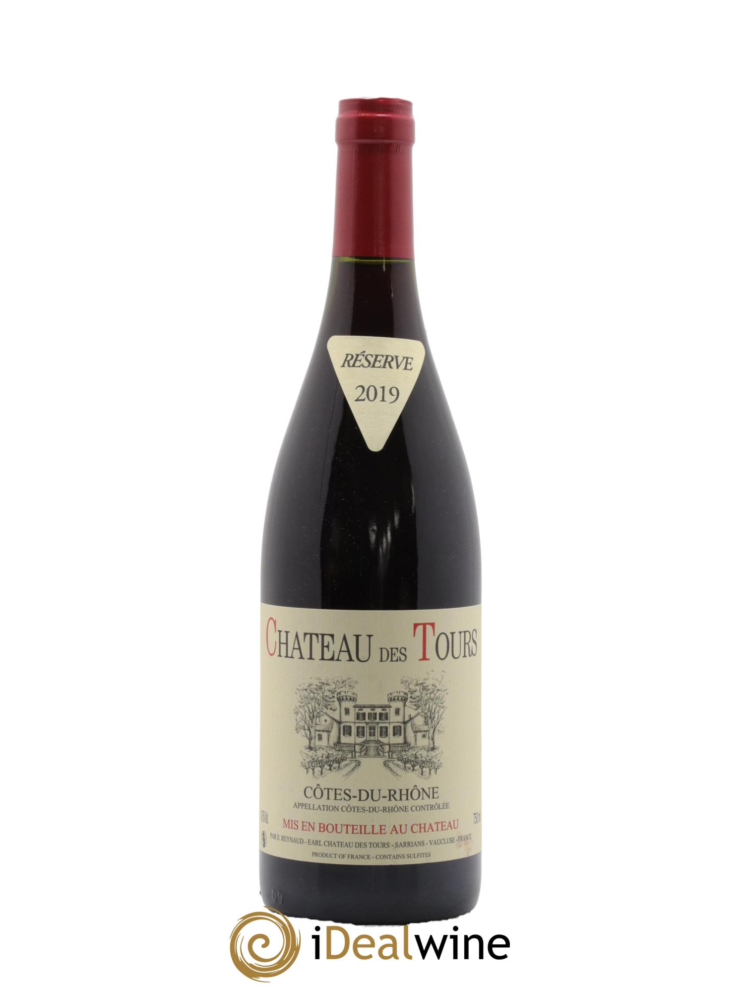 Côtes-du-Rhône Château des Tours Emmanuel Reynaud 2019 - Lot de 1 bouteille - 0