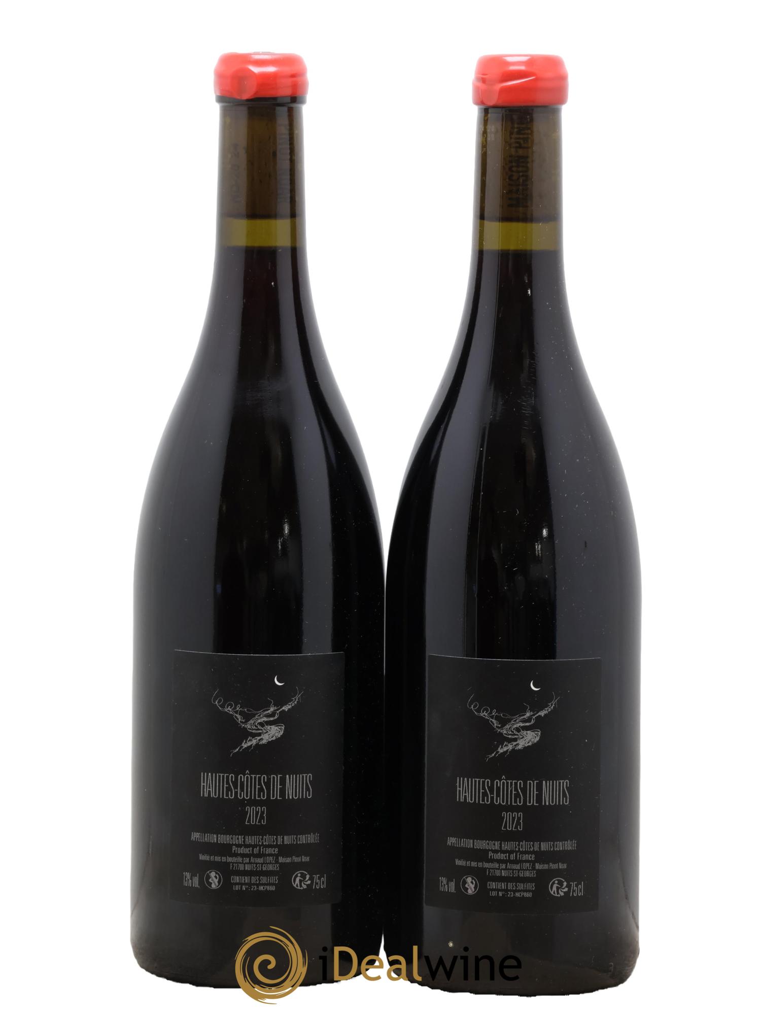 Hautes-Côtes de Nuits Pinot Noar Arnaud Lopez  2023 - Posten von 2 Flaschen - 1