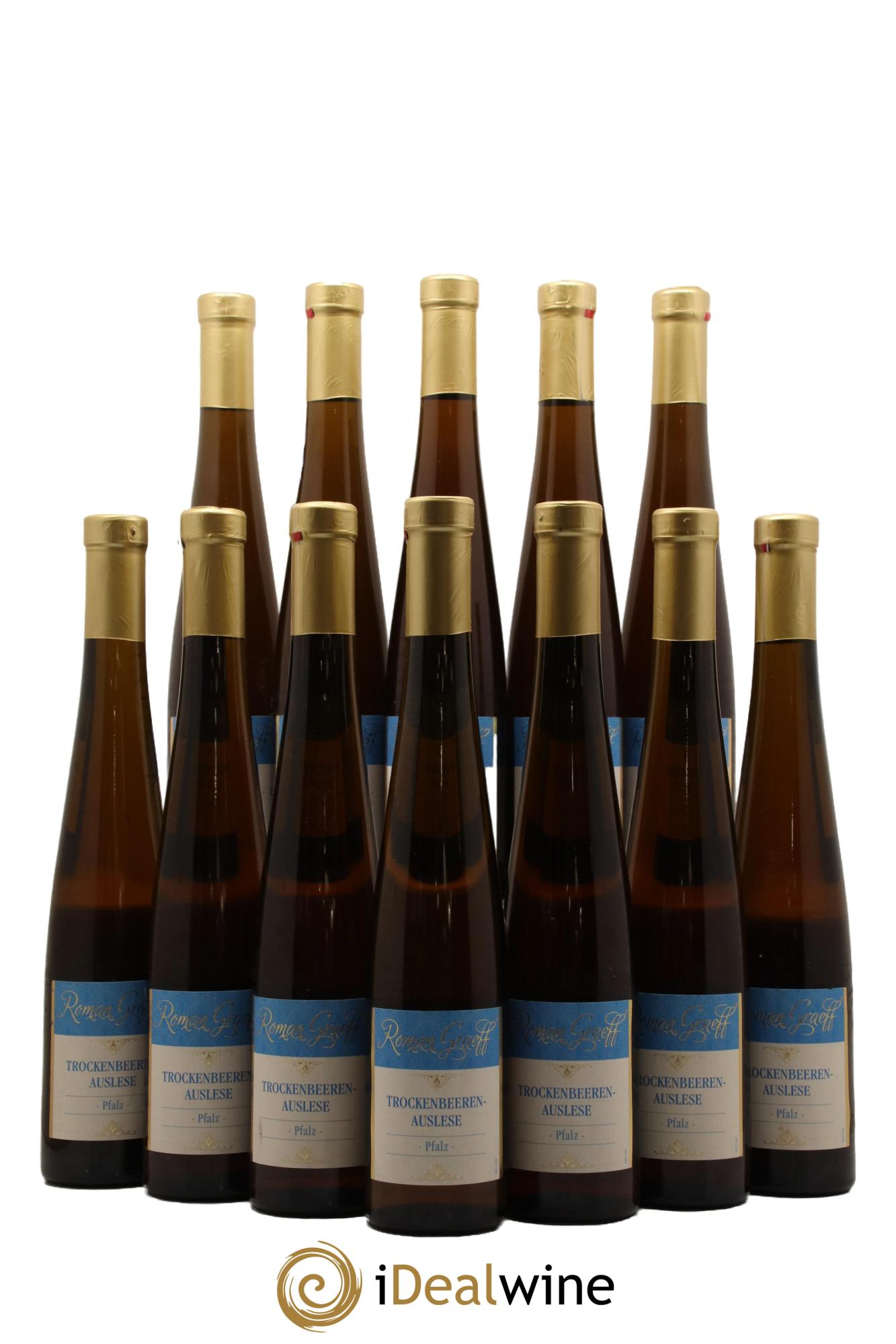 Allemagne Pfalz Trockenbeerenauslese Roman Graeff 2015 - Lot de 12 demi bouteilles - 0