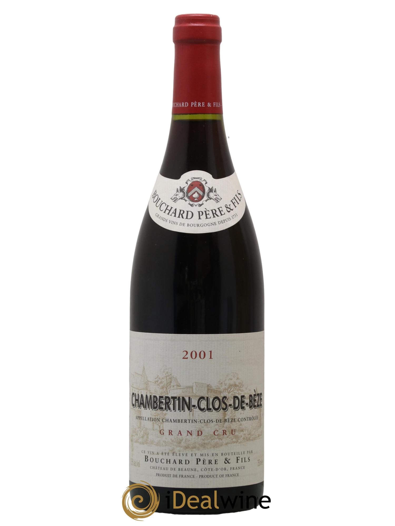 Chambertin Clos de Bèze Grand Cru Bouchard Père & Fils 2001 - Lot of 1 bottle - 1