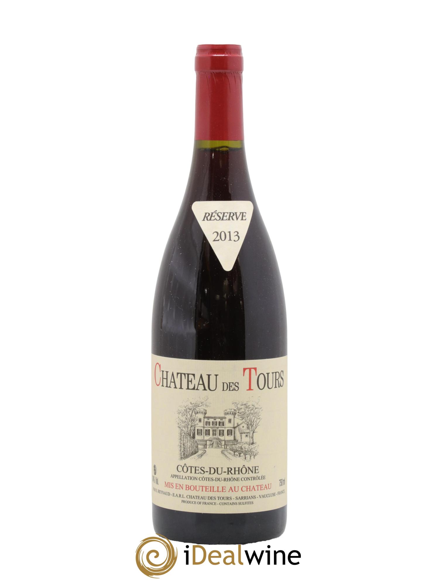 Côtes-du-Rhône Château des Tours Emmanuel Reynaud 2013 - Lot de 1 bouteille - 0