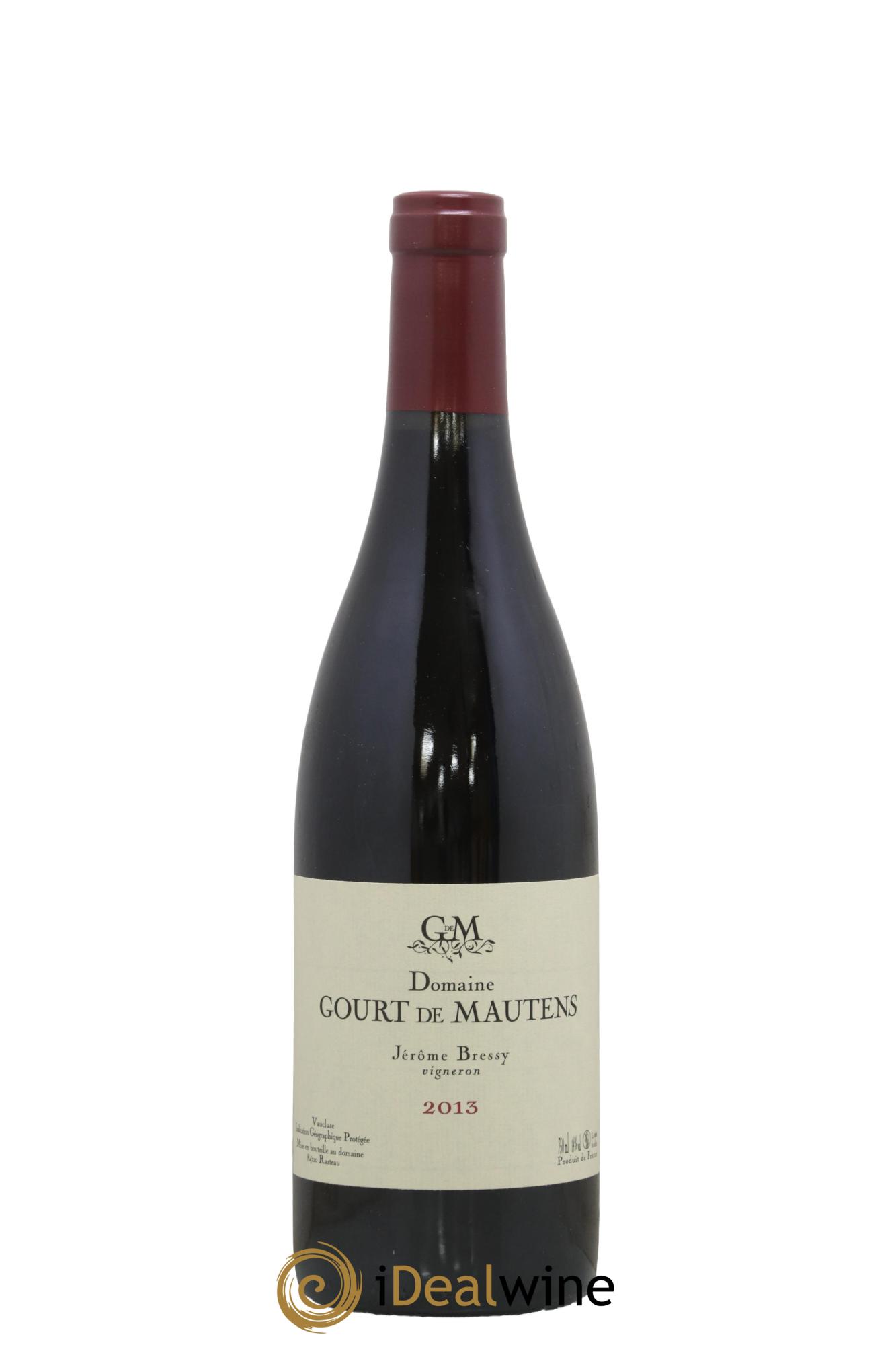 IGP Vaucluse (Vin de Pays de Vaucluse) Domaine Gourt de Mautens - Jérôme Bressy 2013 - Lot of 1 bottle - 0