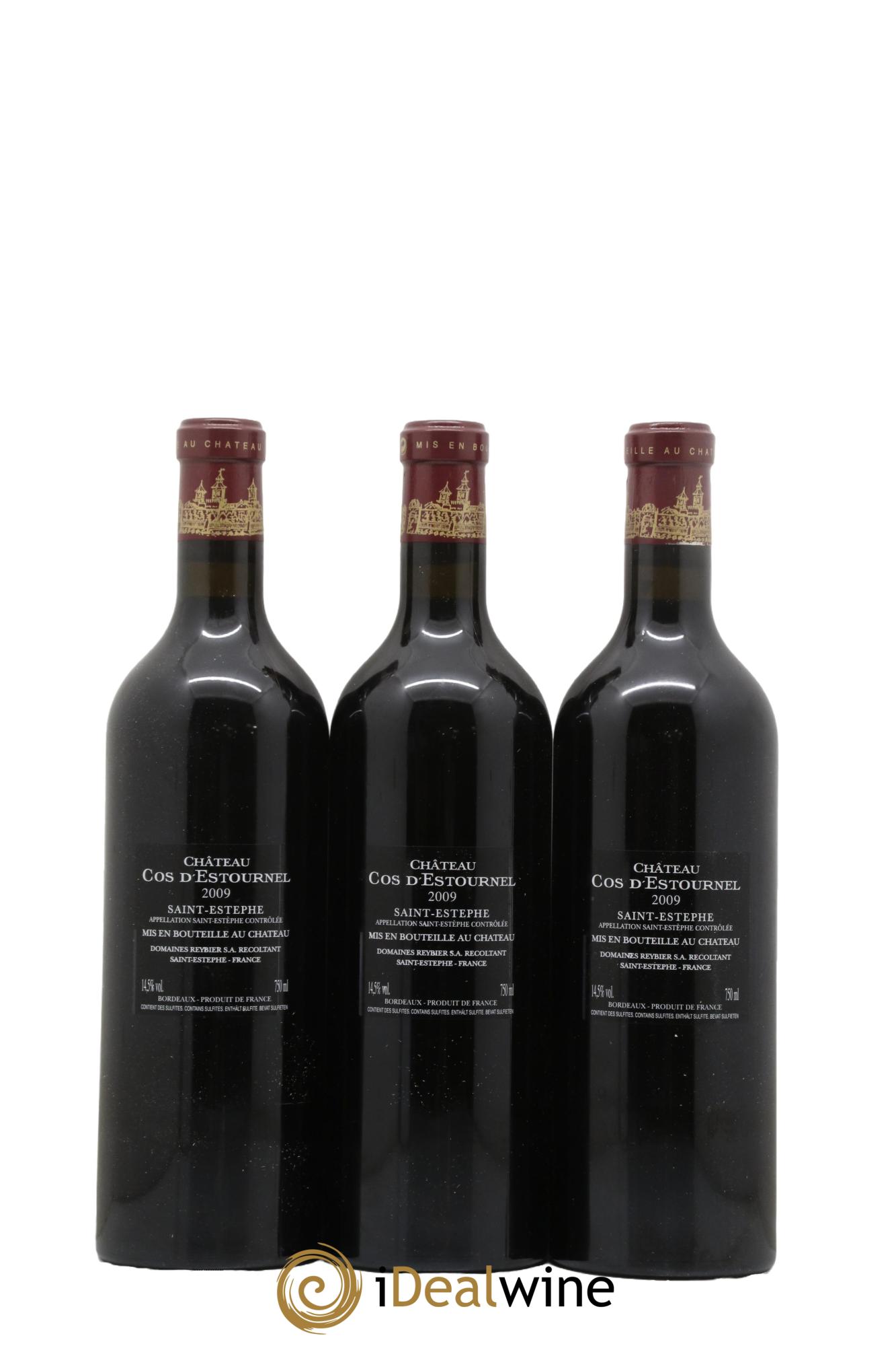 Cos d'Estournel 2ème Grand Cru Classé 2009 - Lot de 12 bouteilles - 8