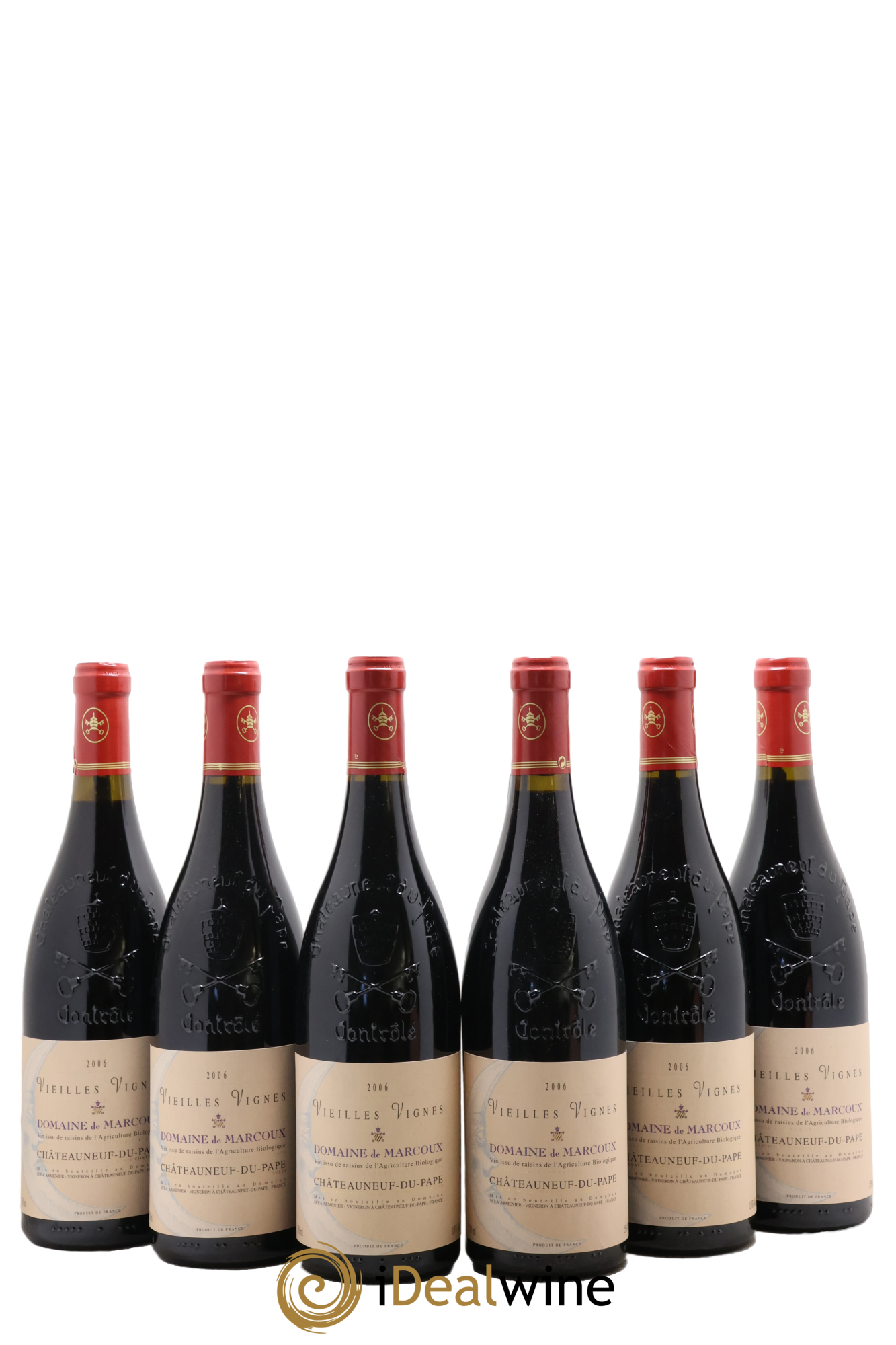 Châteauneuf-du-Pape Vieilles Vignes Marcoux (Domaine de) 2006 - Lot de 6 bouteilles - 0