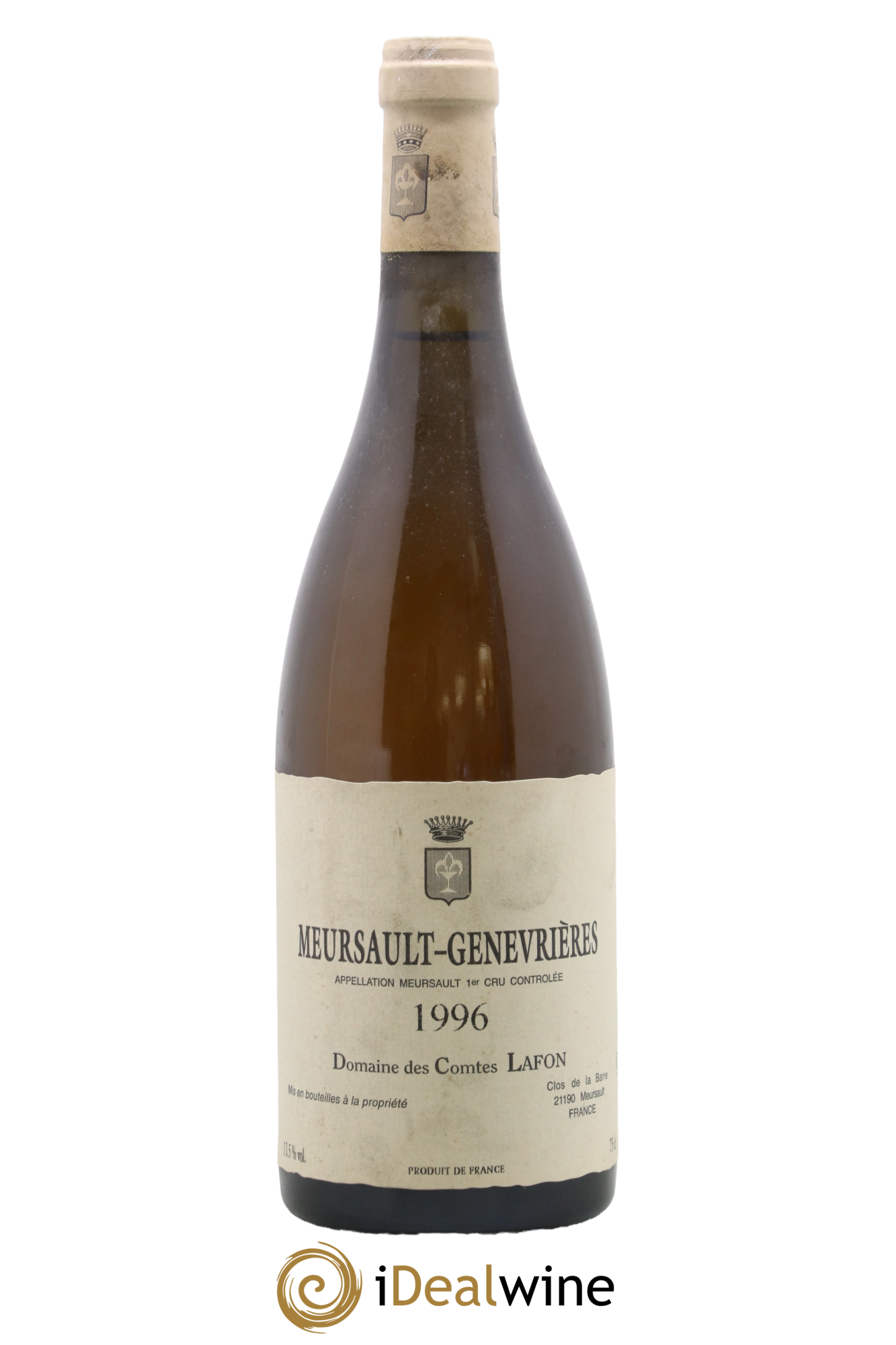 Meursault 1er Cru Genevrières Comtes Lafon (Domaine des) 1996 - Lot de 1 bouteille - 0