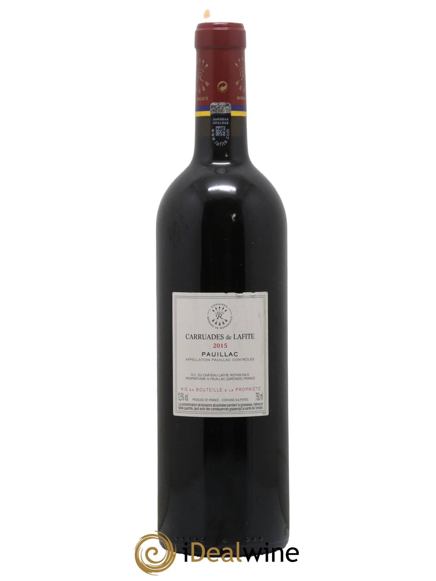 Carruades de Lafite Rothschild Second Vin 2015 - Lotto di 1 bottiglia - 1