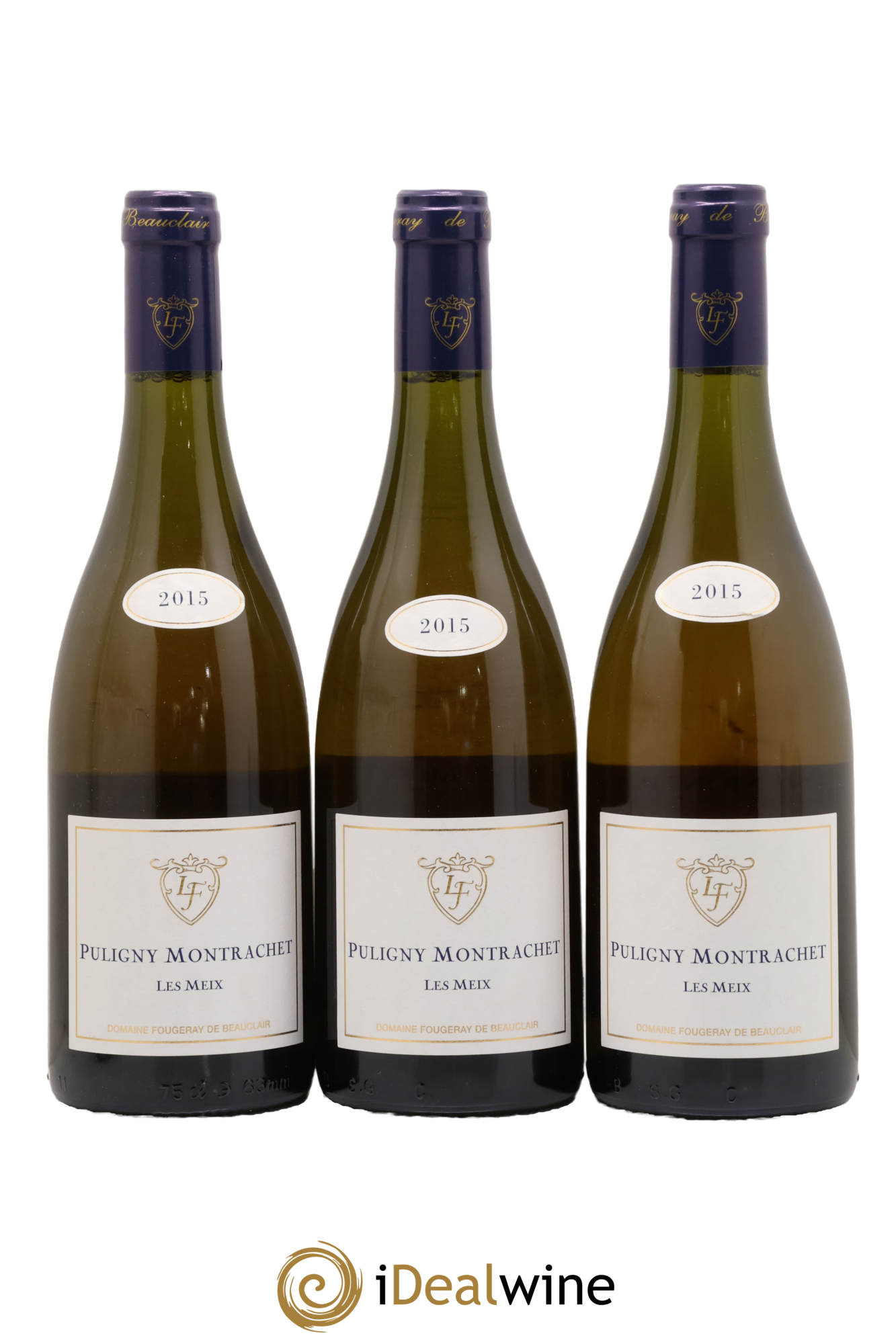 Puligny-Montrachet Les Meix Fougeray de Beauclair 2015 - Lot de 3 bouteilles - 0