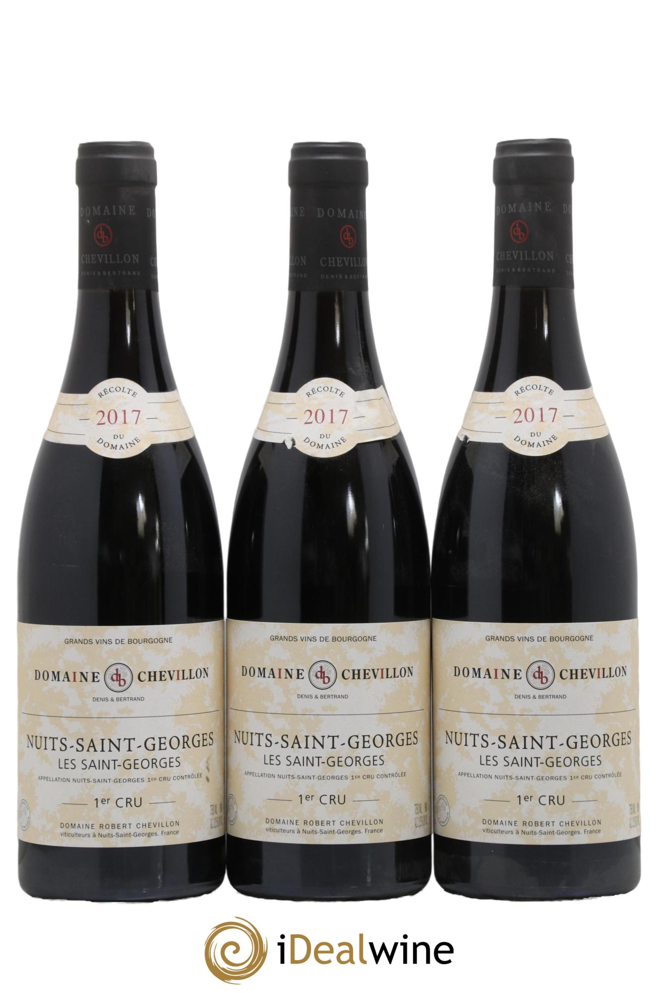 Nuits-Saint-Georges 1er Cru Les Saint Georges Robert Chevillon 2017 - Lot de 3 bouteilles - 0