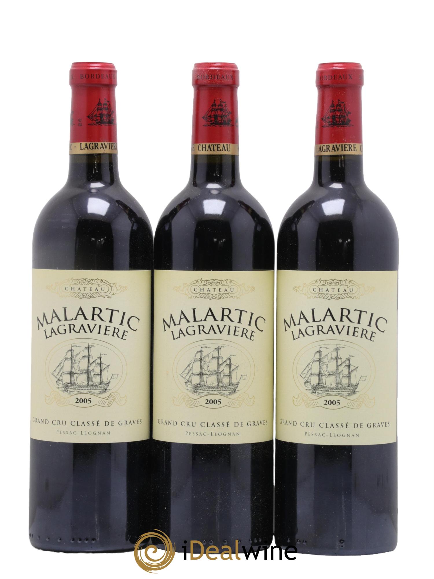 Château Malartic-Lagravière Cru Classé de Graves 2005 - Lot de 6 bouteilles - 1