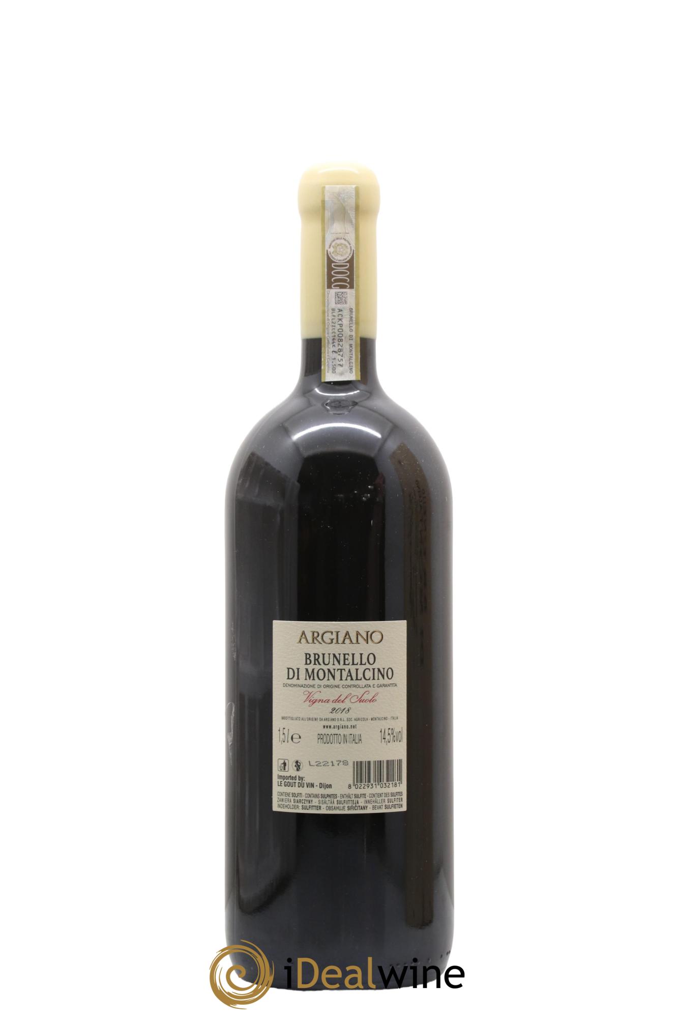 Brunello di Montalcino Argiano Vigna Del Suolo 2018 - Lot de 1 magnum - 2