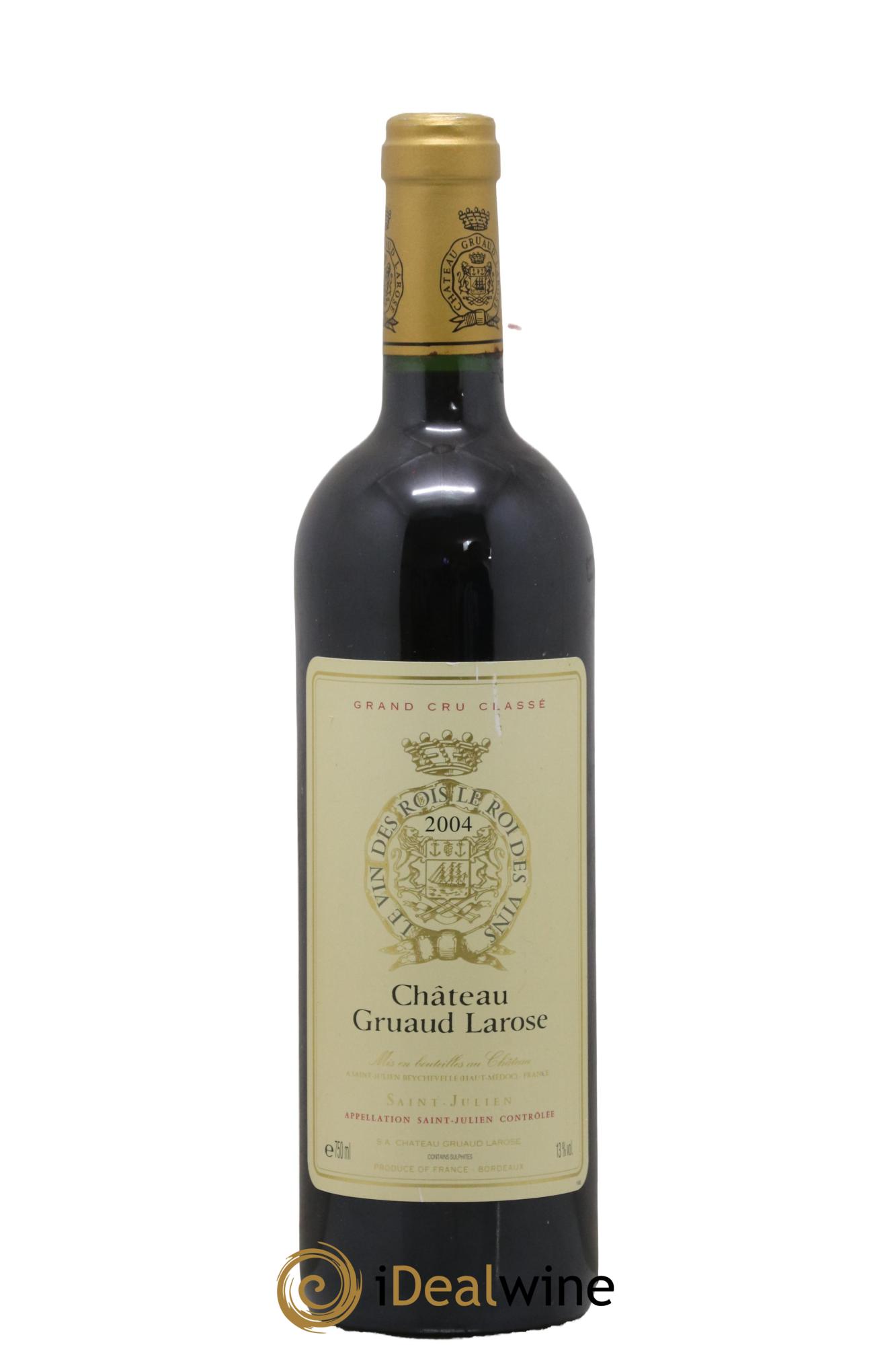Château Gruaud Larose 2ème Grand Cru Classé 2004 - Lot de 1 bouteille - 0