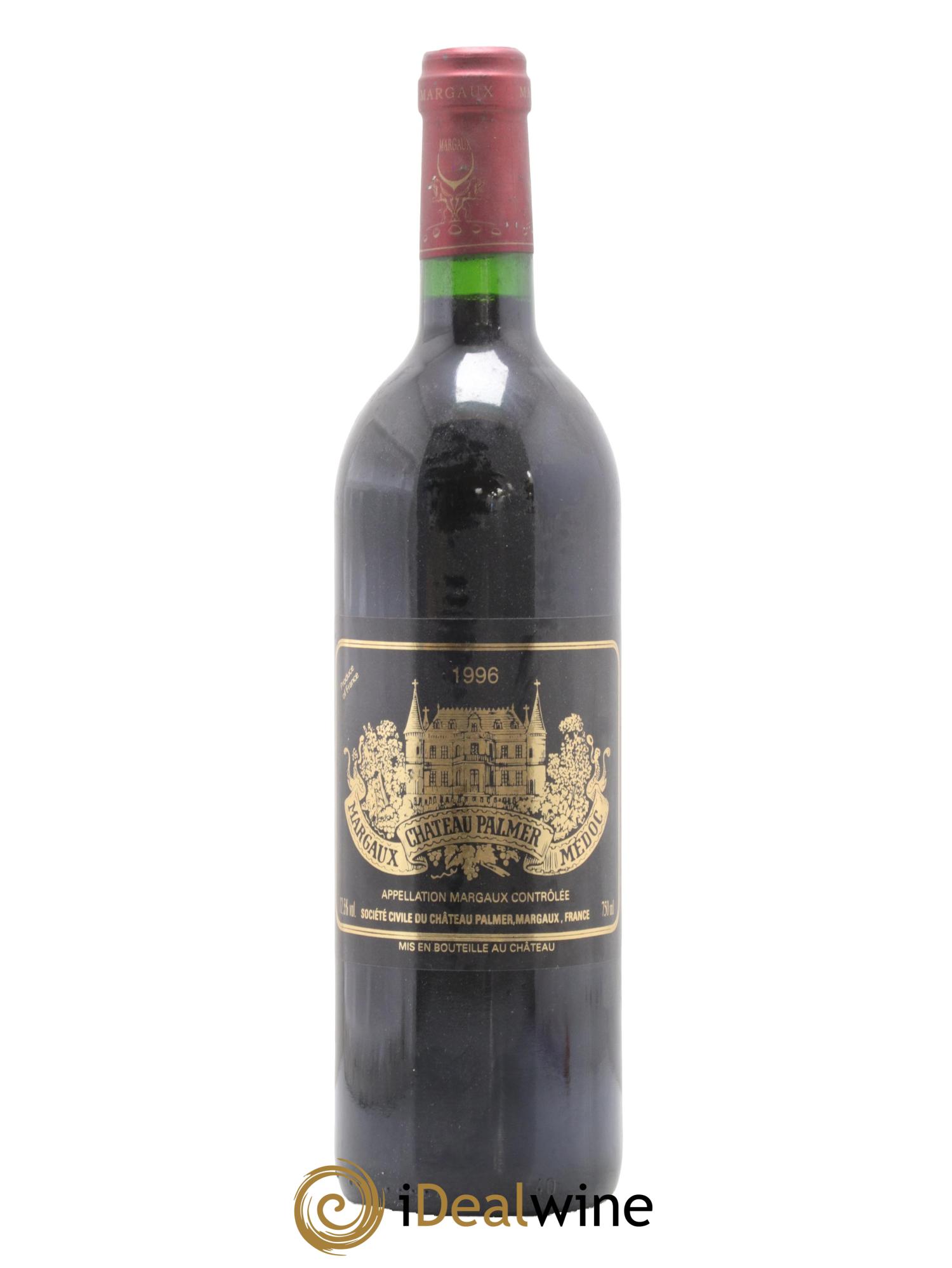 Château Palmer 3ème Grand Cru Classé 1996 - Lot de 1 bouteille - 0