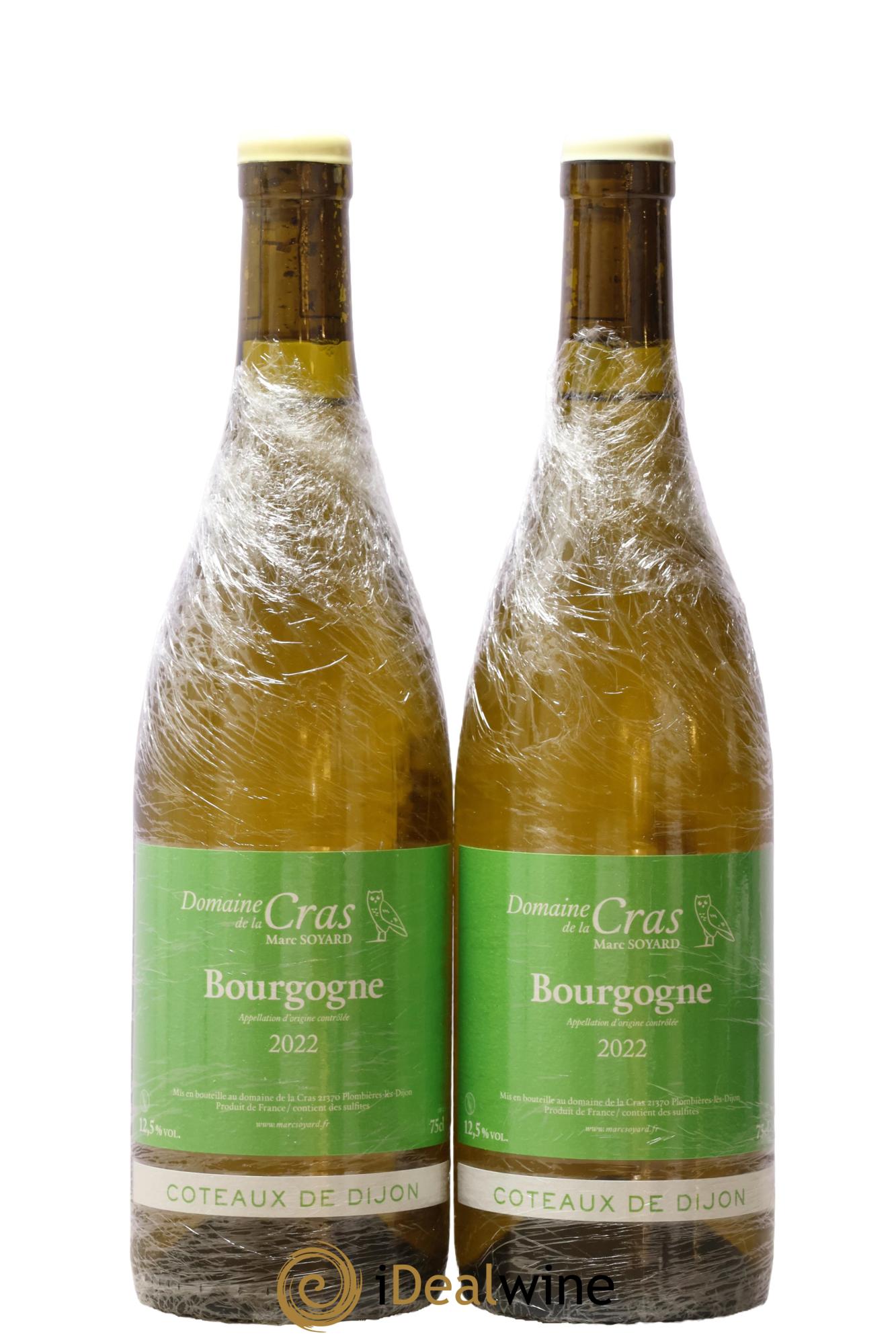 Coteaux de Dijon Domaine de la Cras - Marc Soyard 2022 - Lot of 2 bottles - 0