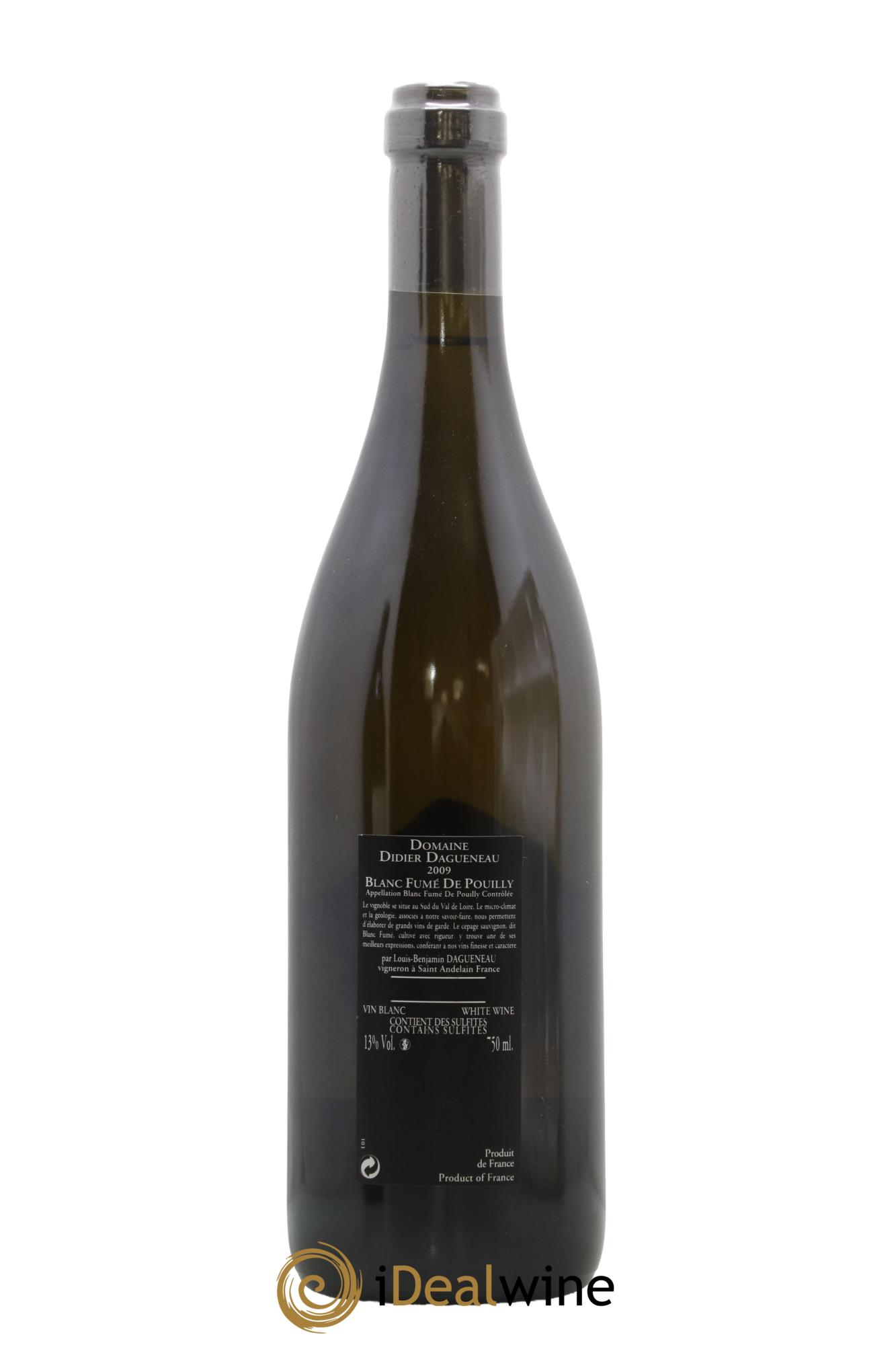 Vin de France (anciennement Pouilly-Fumé) Silex Dagueneau (Domaine Didier - Louis-Benjamin) 2009 - Lotto di 1 bottiglia - 1