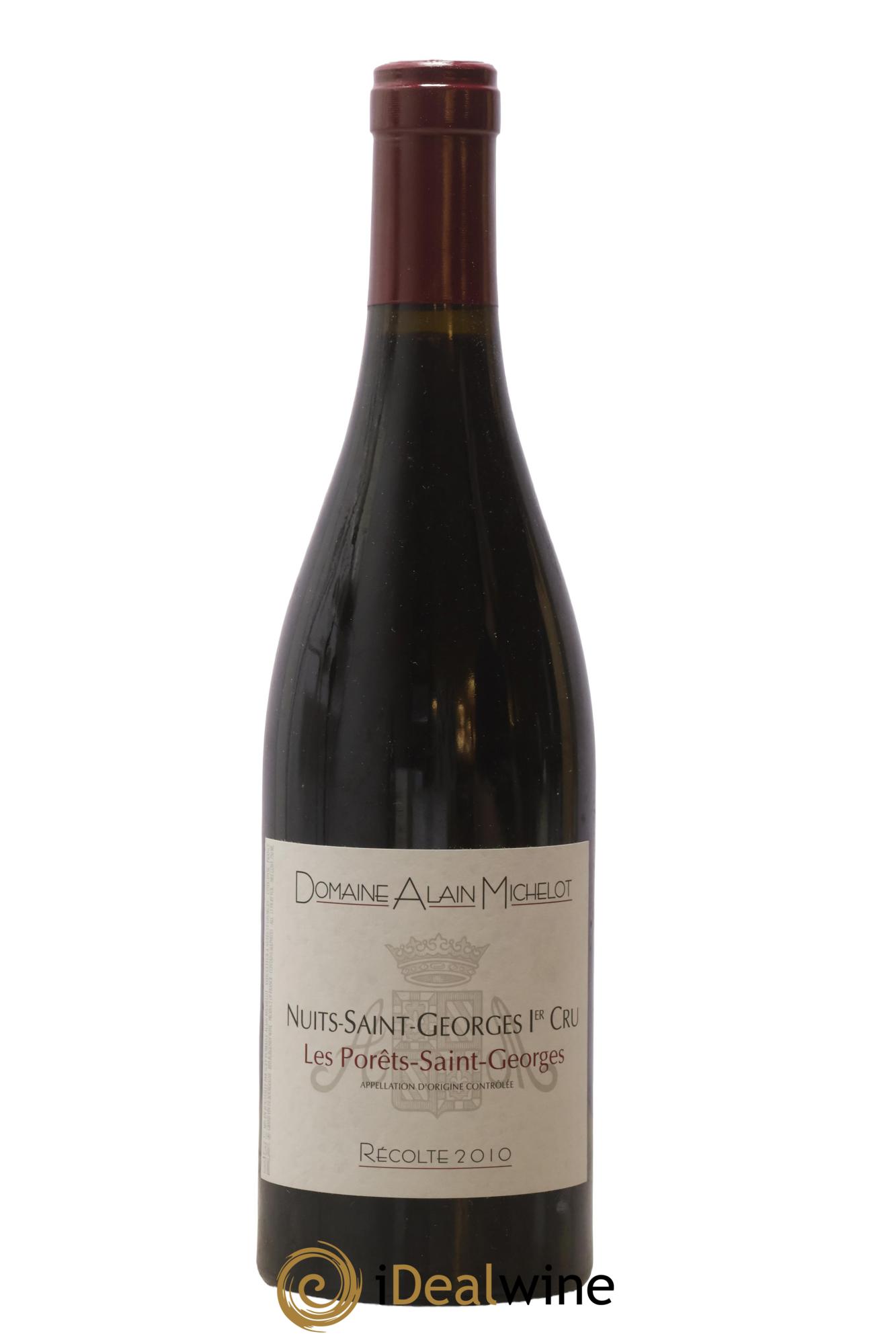 Nuits Saint-Georges 1er Cru Les Porêts Saint-Georges Alain Michelot (Domaine) 2010 - Lot de 1 bouteille - 0