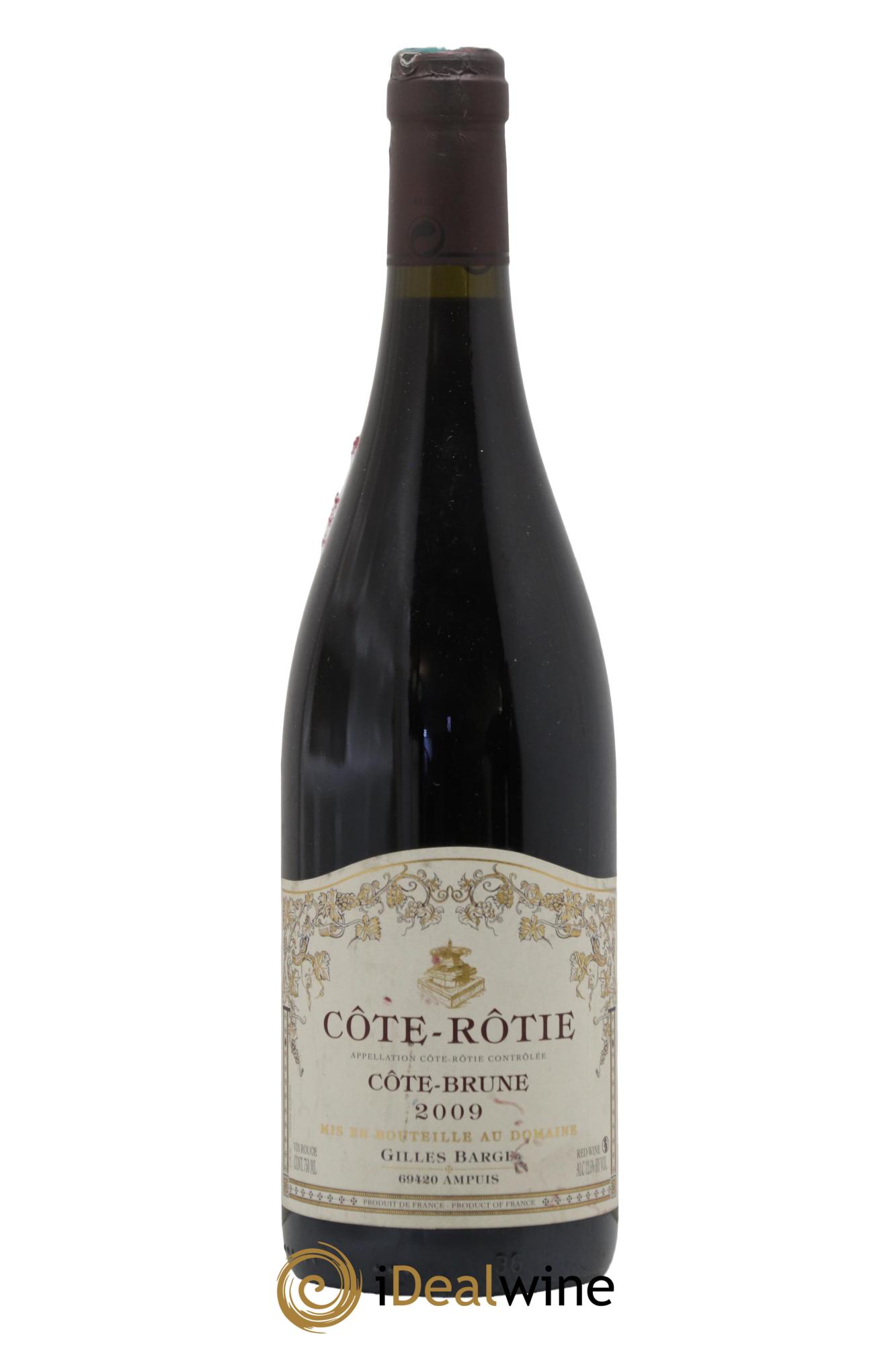 Côte-Rôtie Côte Brune Domaine Gilles Barge 2009 - Lot de 1 bouteille - 0