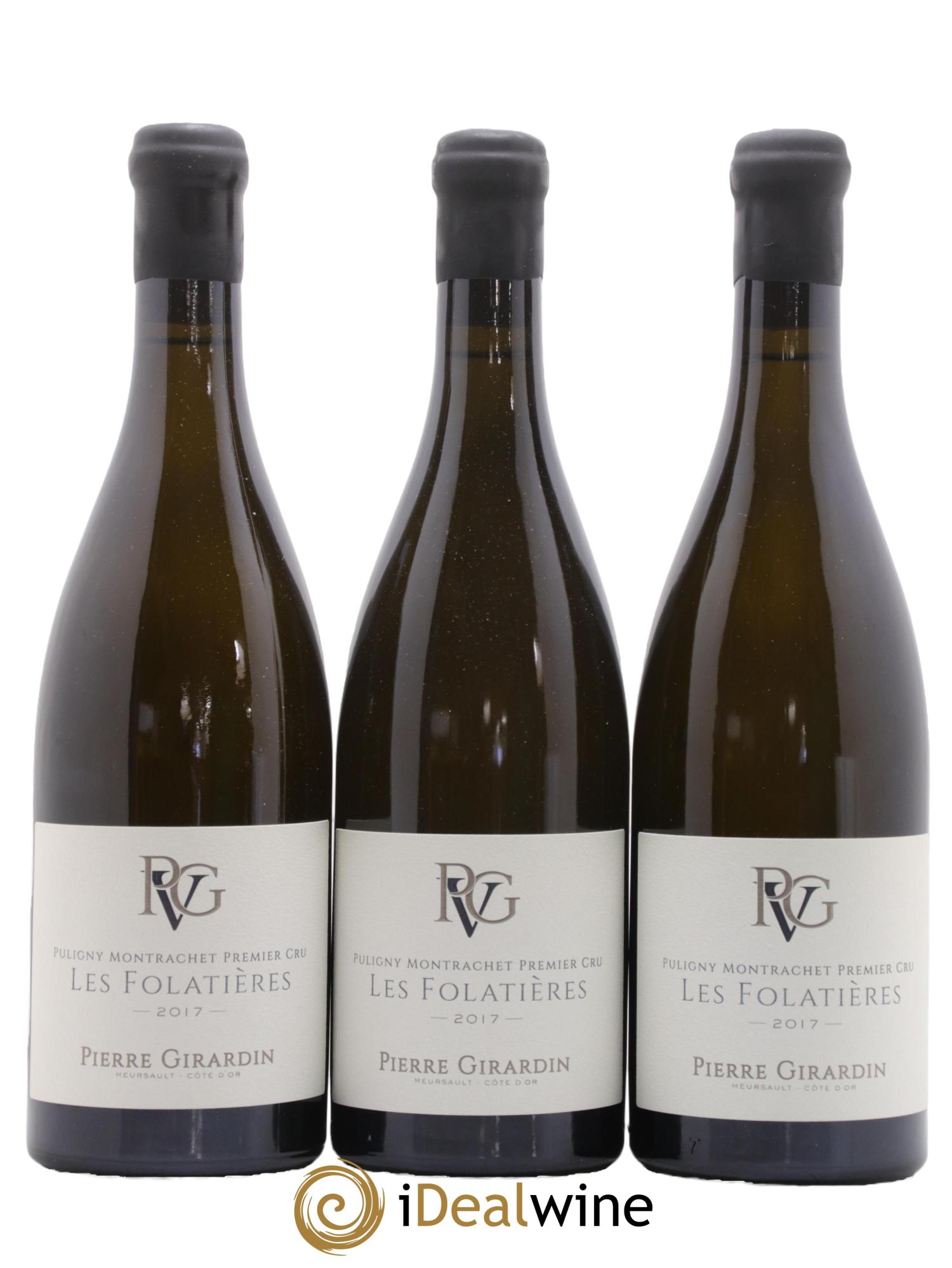 Puligny-Montrachet Les Folatieres Domaine Pierre Girardin 2017 - Lot de 3 bouteilles - 0
