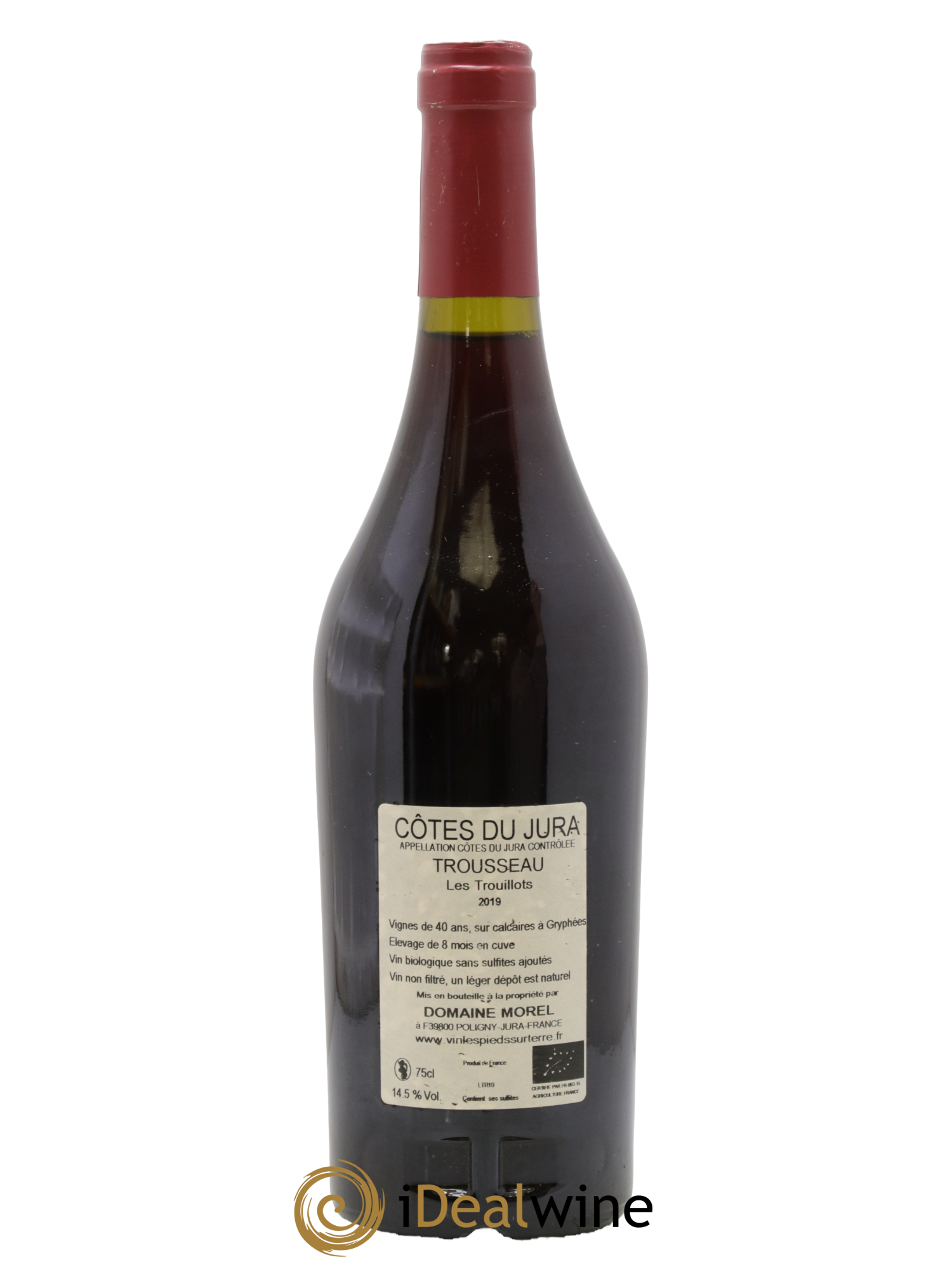 Côtes du Jura Trousseau - Les Trouillots Valentin Morel 2019 - Posten von 1 Flasche - 1