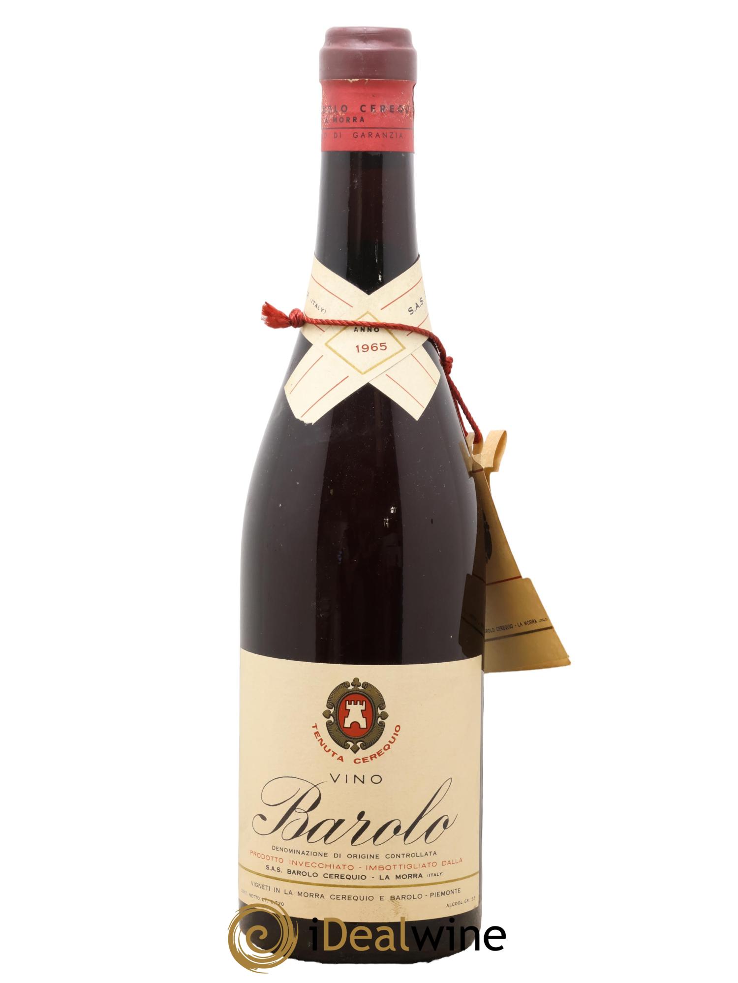 Barolo Tenuta Cerequio 1965 - Lot de 1 bouteille - 0