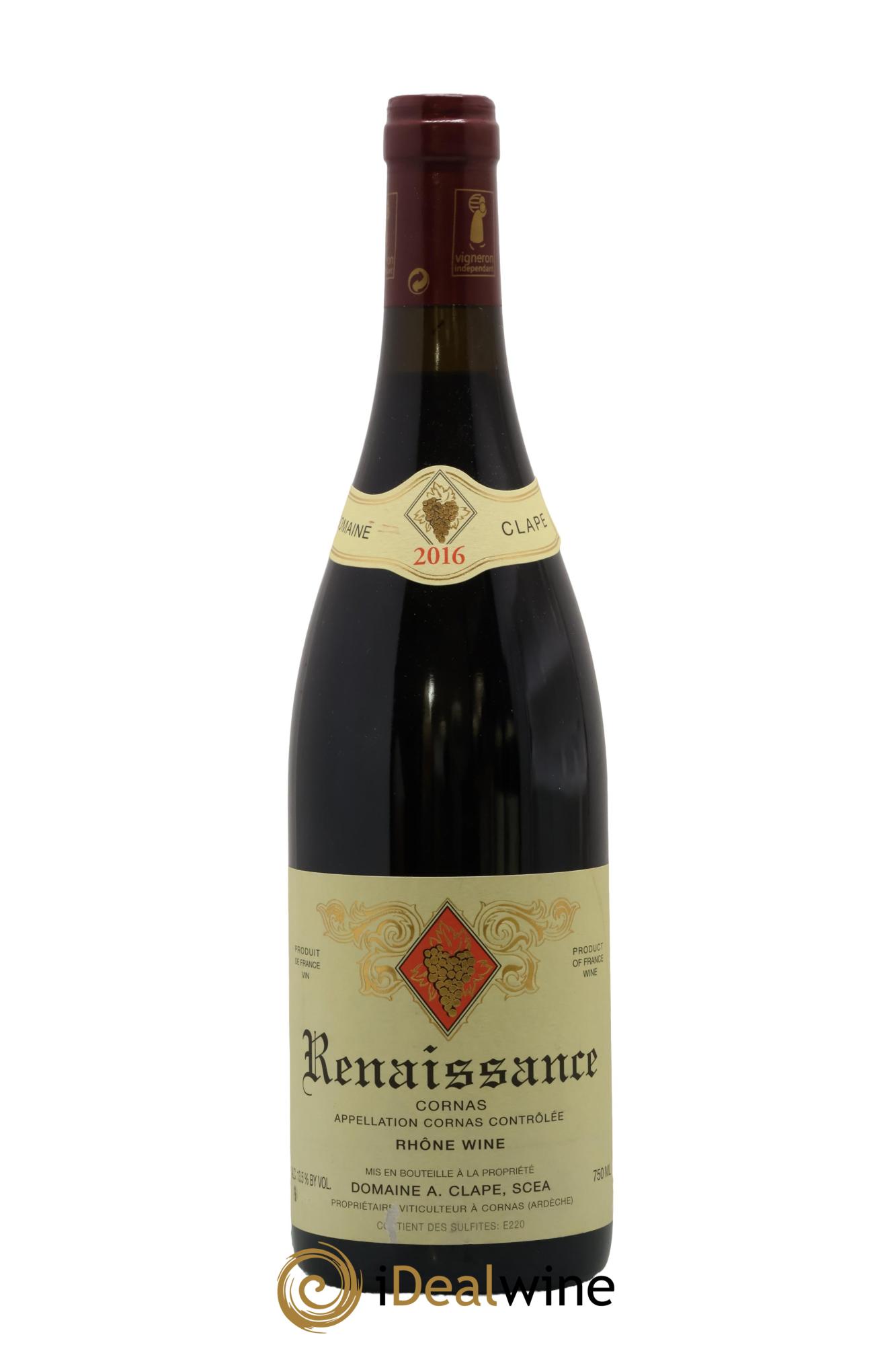 Cornas Renaissance Auguste Clape 2016 - Posten von 1 Flasche - 0