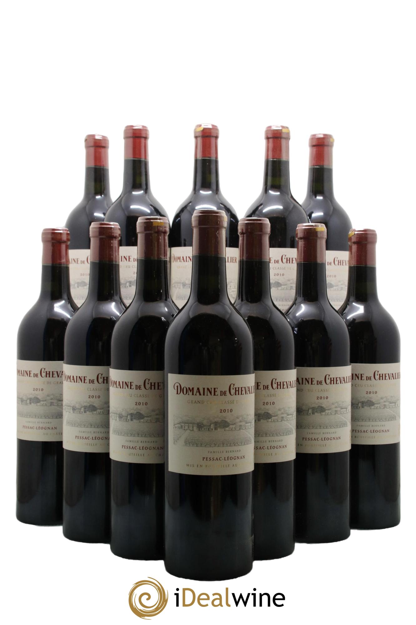Domaine de Chevalier Cru Classé de Graves 2010 - Lot de 12 bouteilles - 0