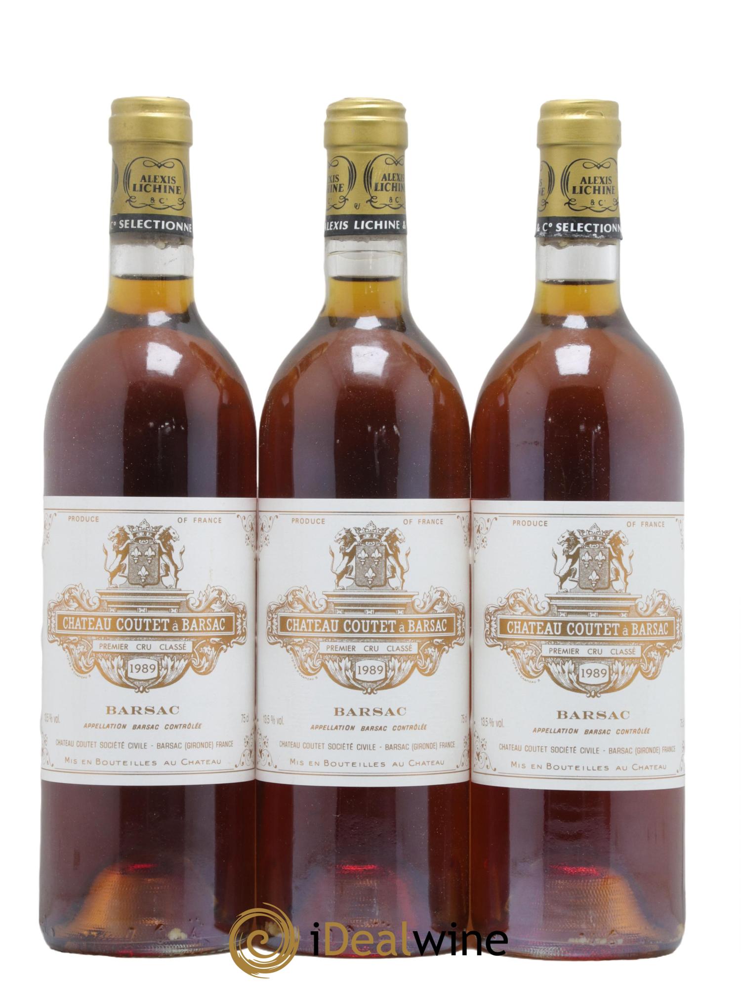 Château Coutet 1er Grand Cru Classé  1989 - Lotto di 12 bottiglie - 4
