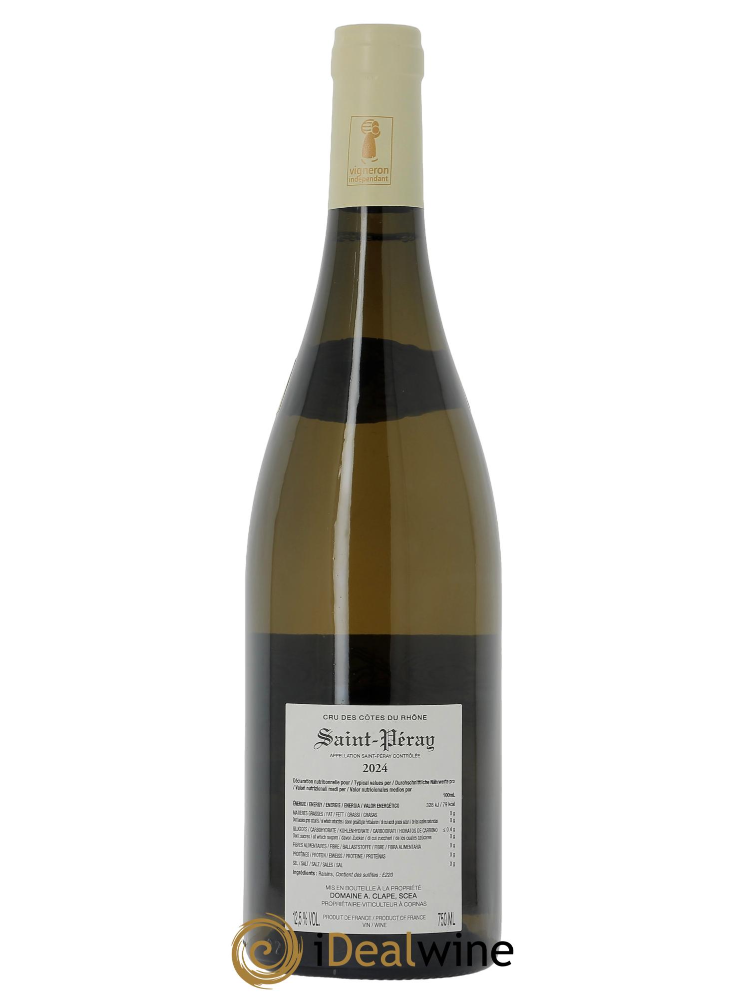 Saint-Péray Auguste Clape 2024 - Lot of 1 bottle - 1