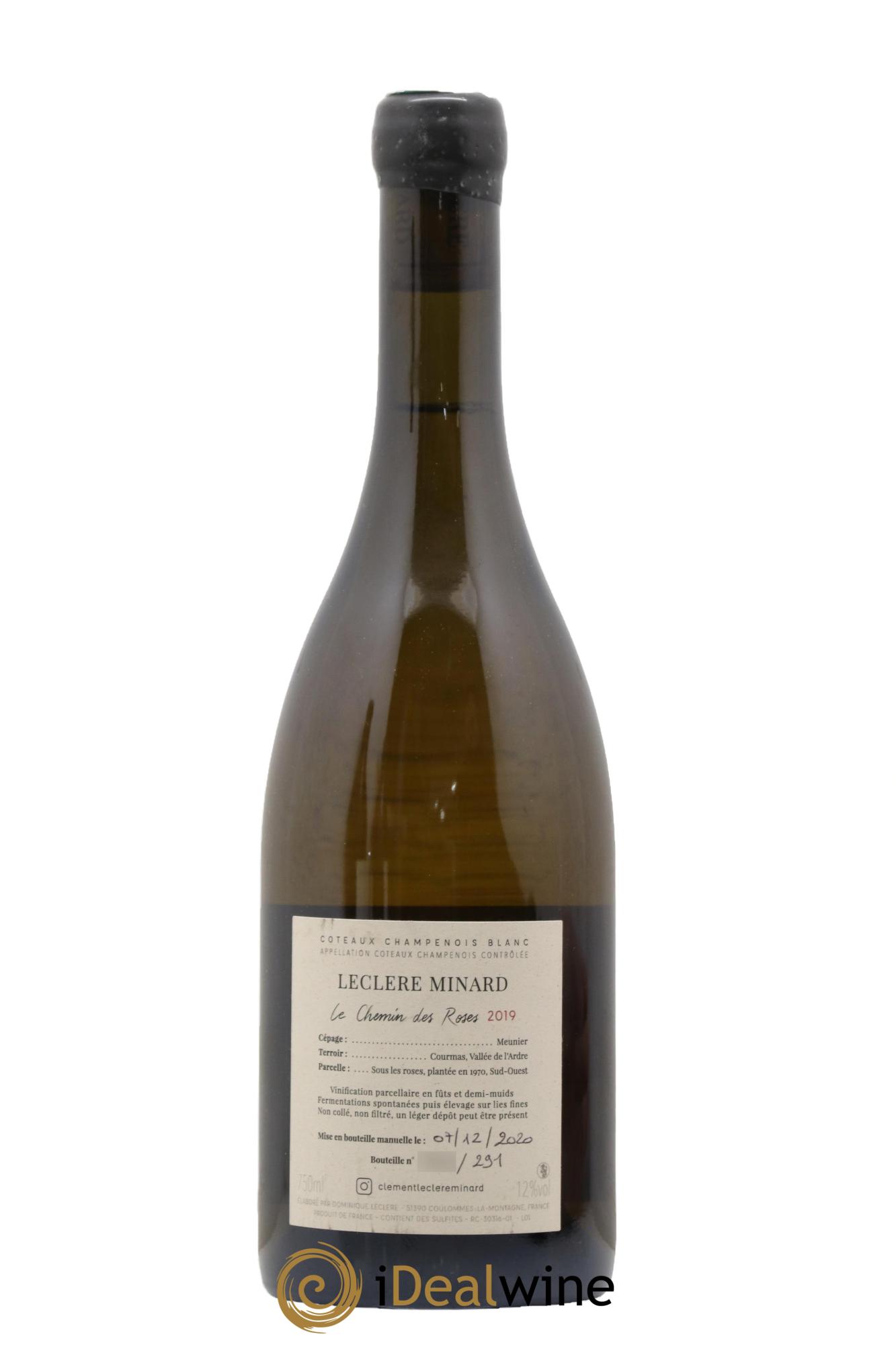 Coteaux Champenois Le Chemin des Roses Leclere-Minard 2019 - Lotto di 1 bottiglia - 1