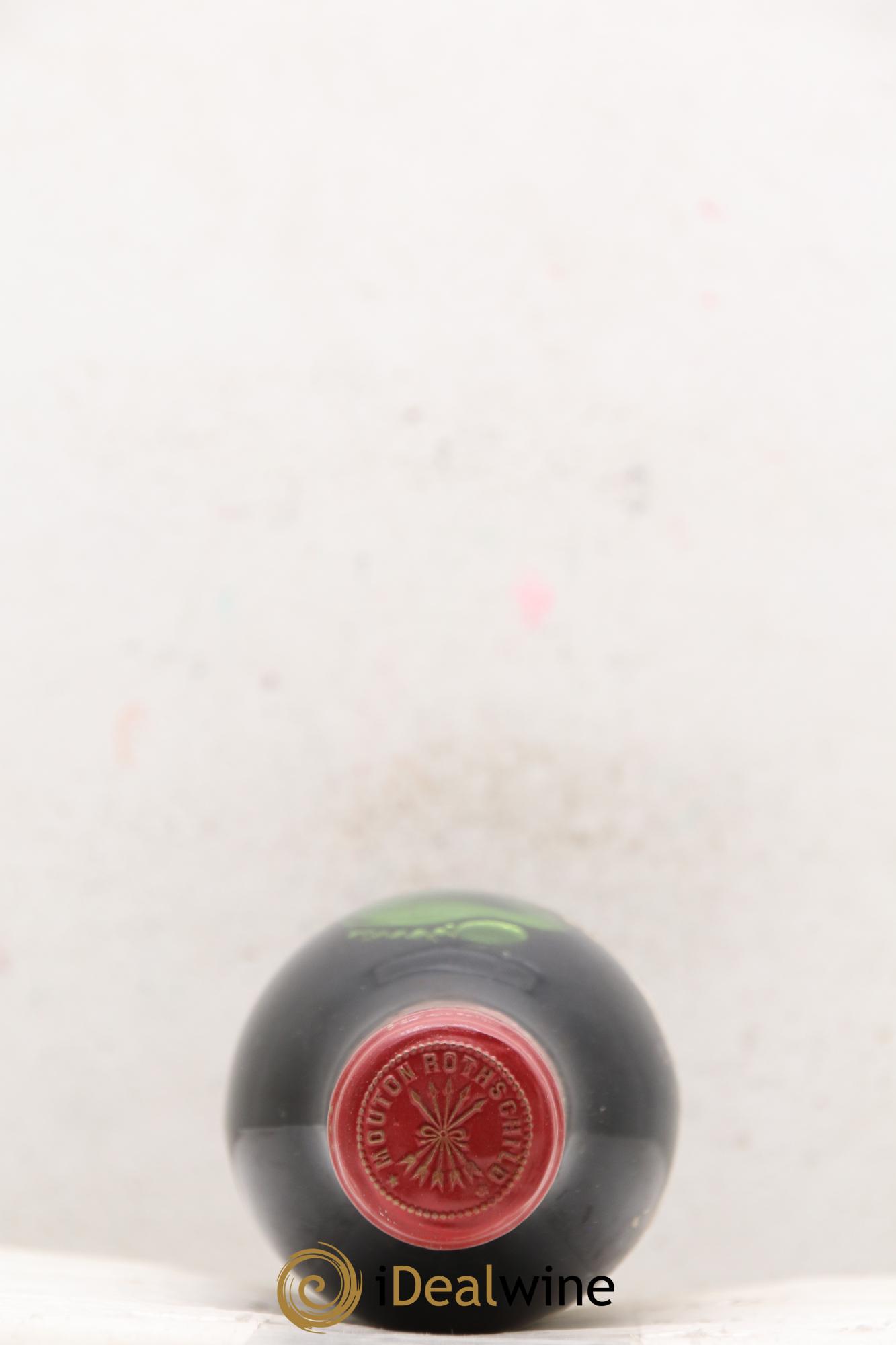 Château Mouton Rothschild 1er Grand Cru Classé 1973 - Lot de 2 demi bouteilles - 1