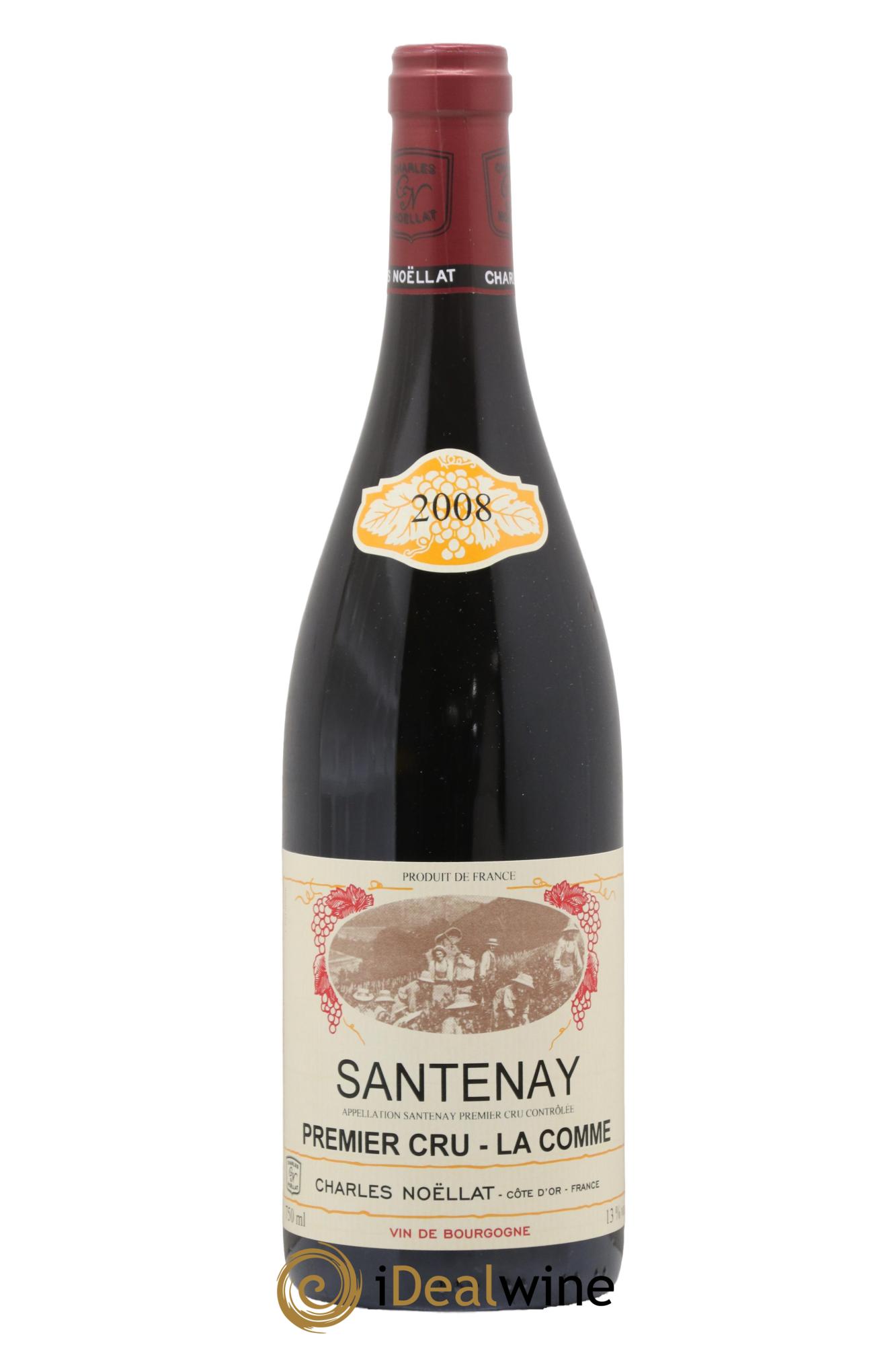 Santenay 1er Cru La Comme Charles Noëllat 2008 - Posten von 1 Flasche - 0