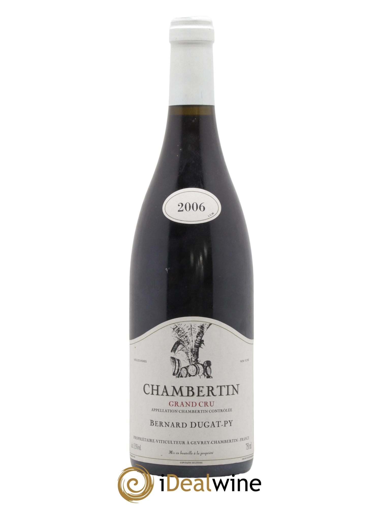 Chambertin Grand Cru Vieilles Vignes Dugat-Py Vieilles Vignes 2006 - Lot de 1 bouteille - 0