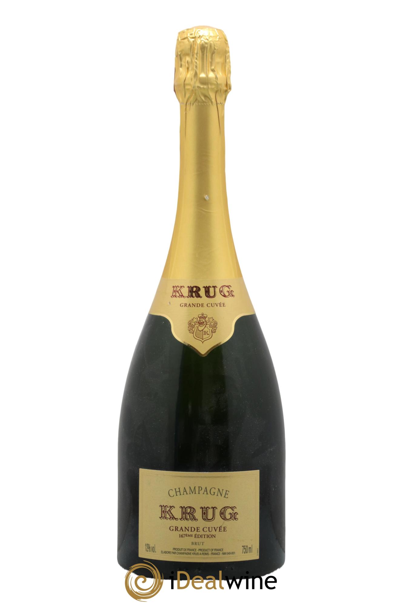 Grande Cuvée - 167ème édition Krug - Lot de 1 bouteille - 0