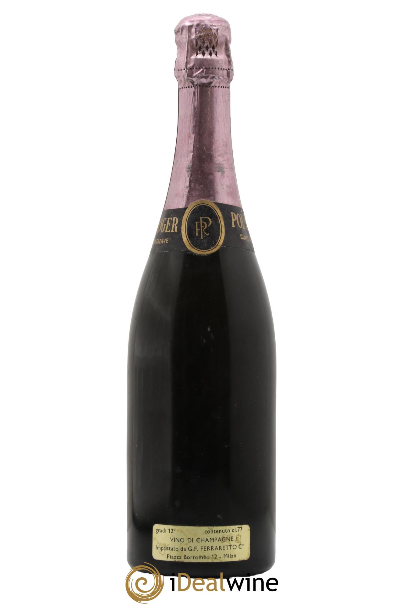 Rosé Brut Pol Roger 1964 - Lotto di 1 bottiglia - 1