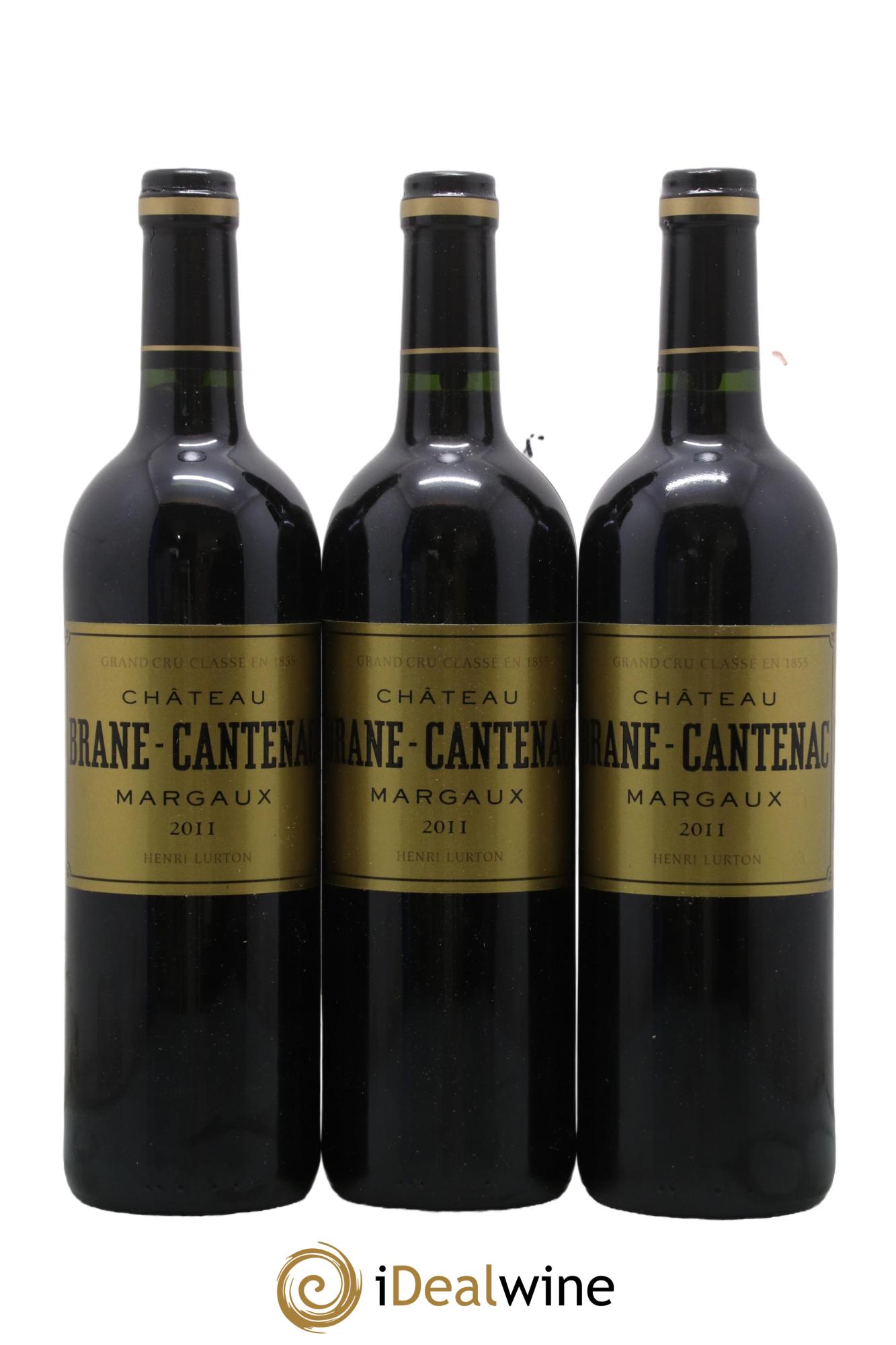 Château Brane Cantenac 2ème Grand Cru Classé  2011 - Lot de 3 bouteilles - 0