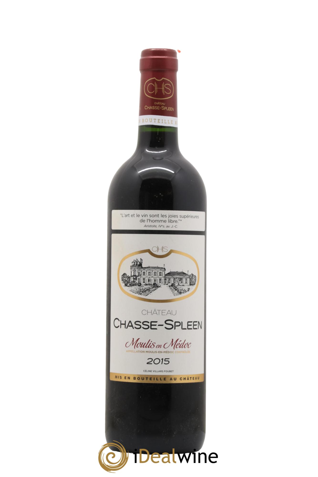 Château Chasse Spleen 2015 - Lot de 1 bouteille - 0