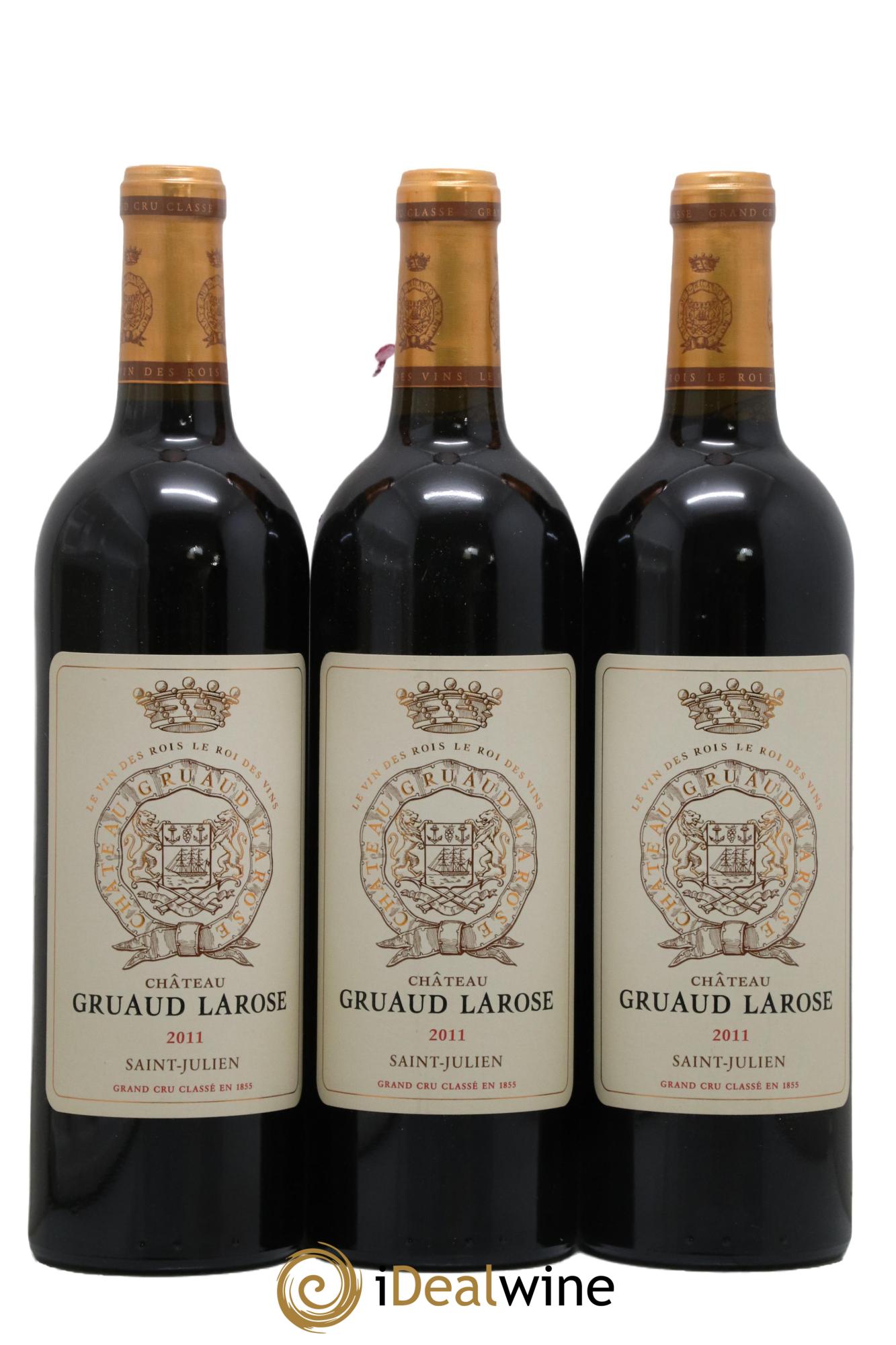 Château Gruaud Larose 2ème Grand Cru Classé 2011 - Posten von 3 Flaschen - 0