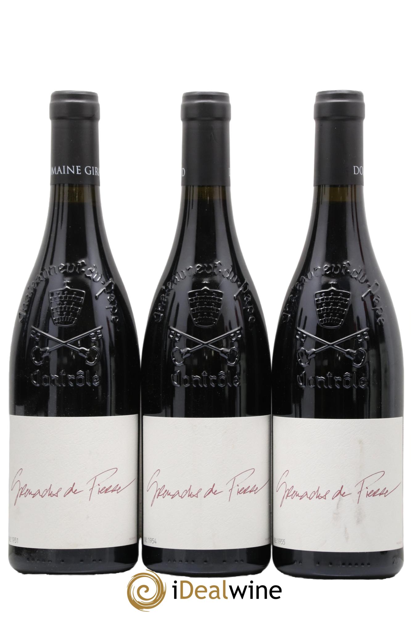 Châteauneuf-du-Pape Les Grenaches De Pierre Giraud (Domaine) 2017 - Lot de 3 bouteilles - 0