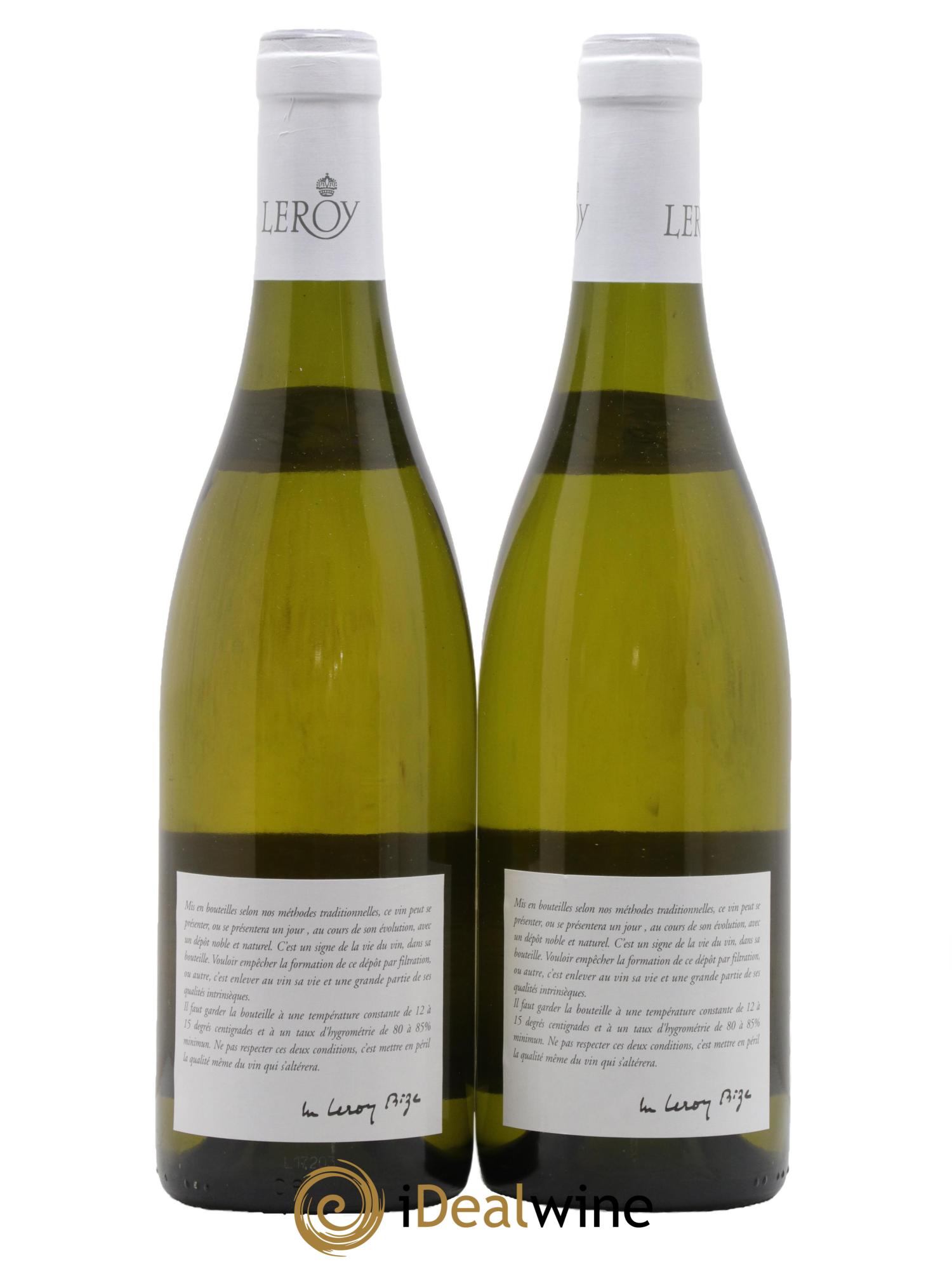 Bourgogne Leroy SA 2017 - Lot de 2 bouteilles - 1