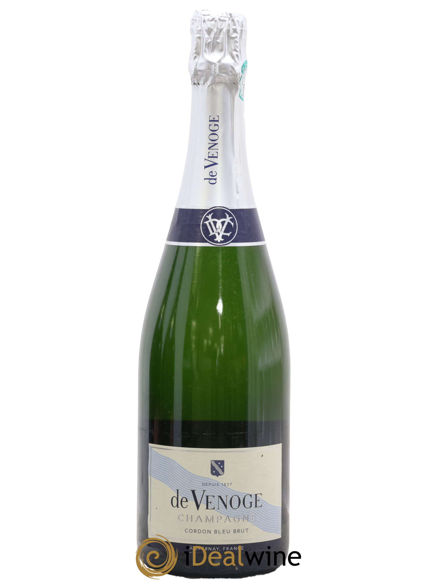 Champagne Cordon bleu Brut De Venoge - Lot of 1 bottle - 0