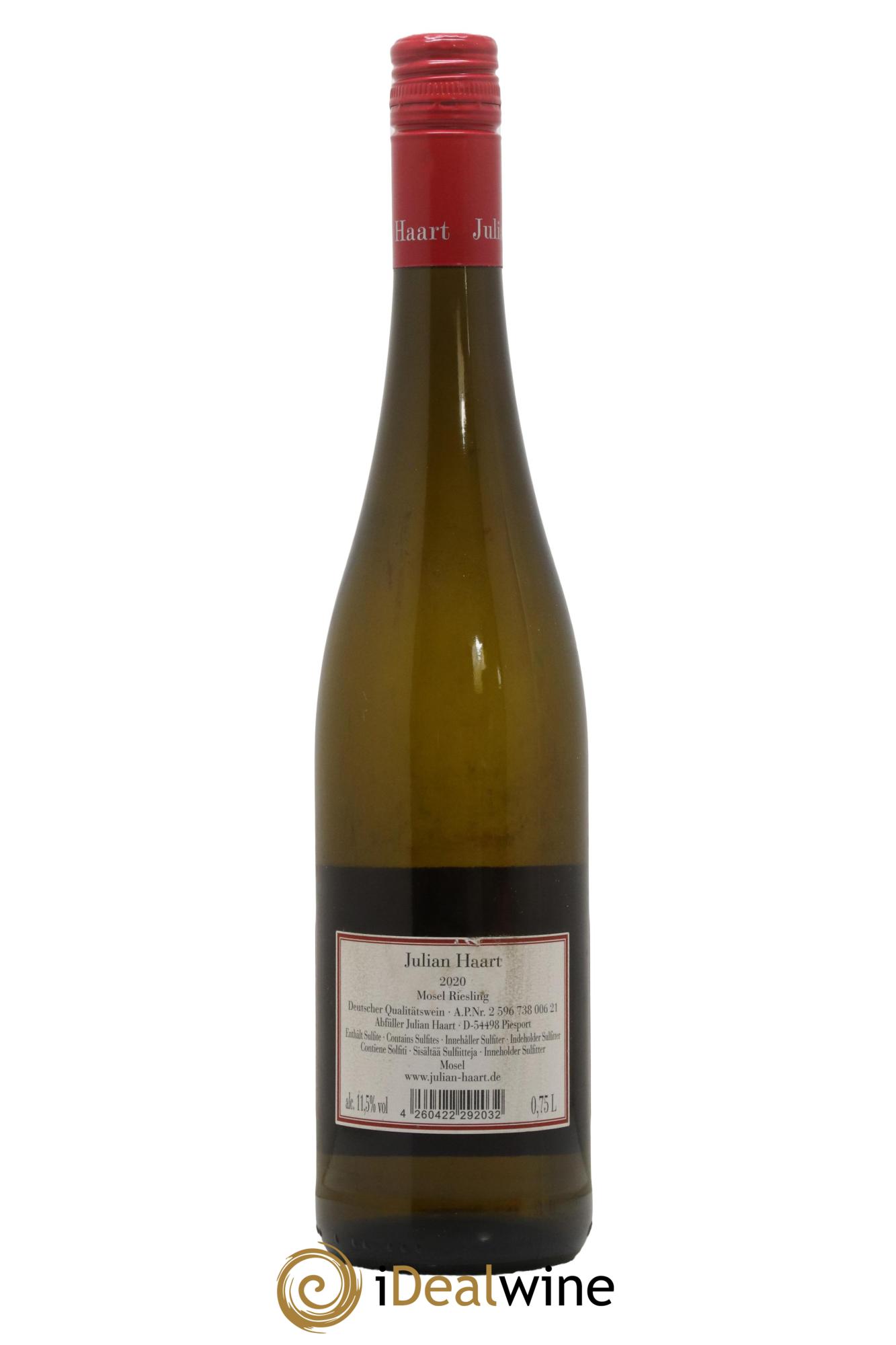 Allemagne Mosel-Saar Riesling Julian Haart 2020 - Lotto di 1 bottiglia - 1