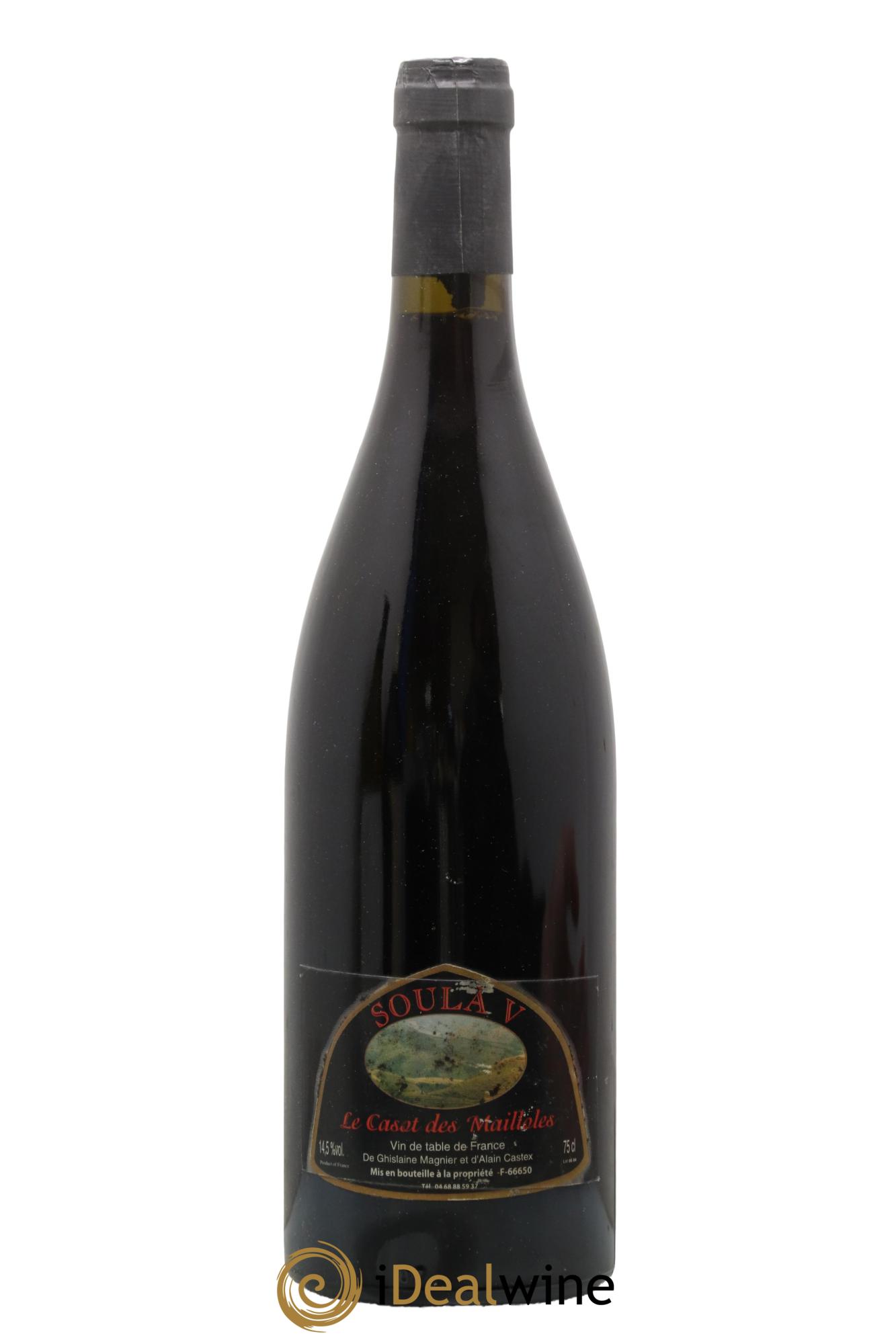 Vin de France Soula Le Casot des Mailloles 2005 - Lot de 1 bouteille - 0