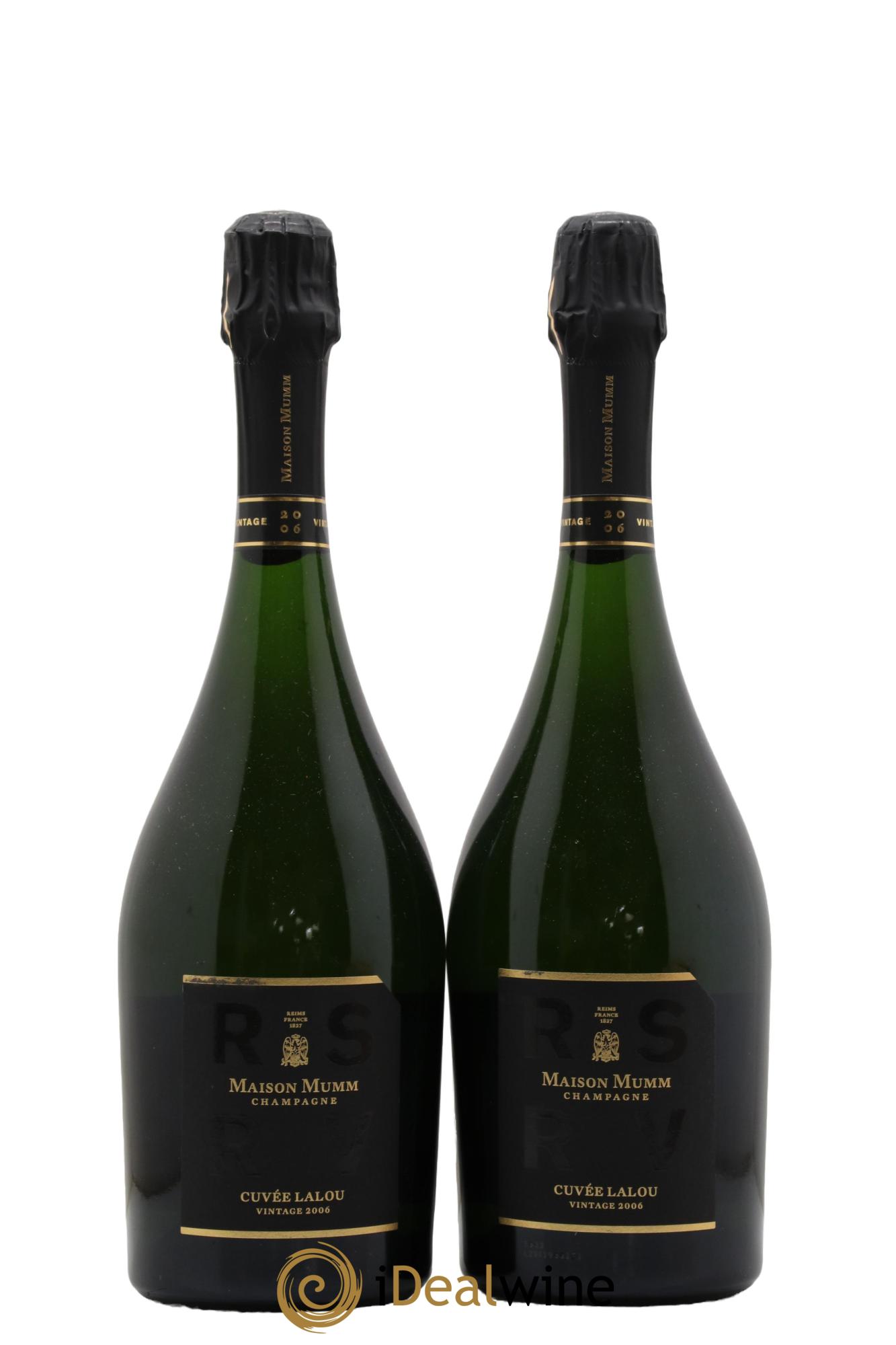 René Lalou Mumm 2006 - Lot of 2 bottles - 0