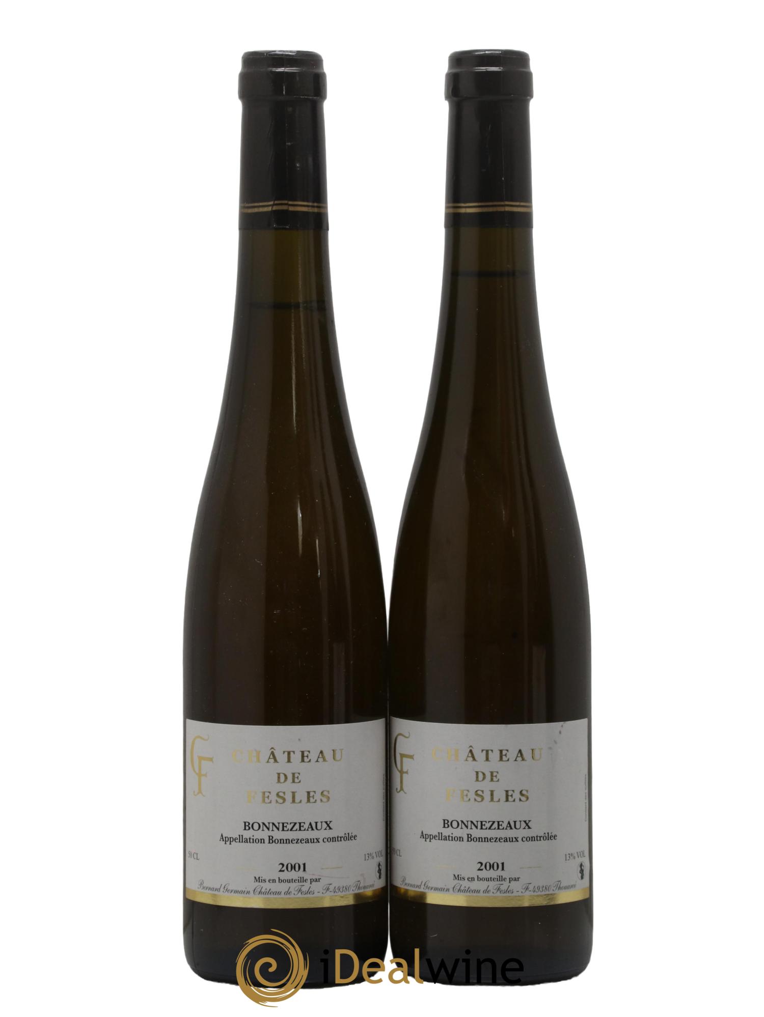 Bonnezeaux Château de Fesles 2001 - Lot de 2 format 50cls - 0
