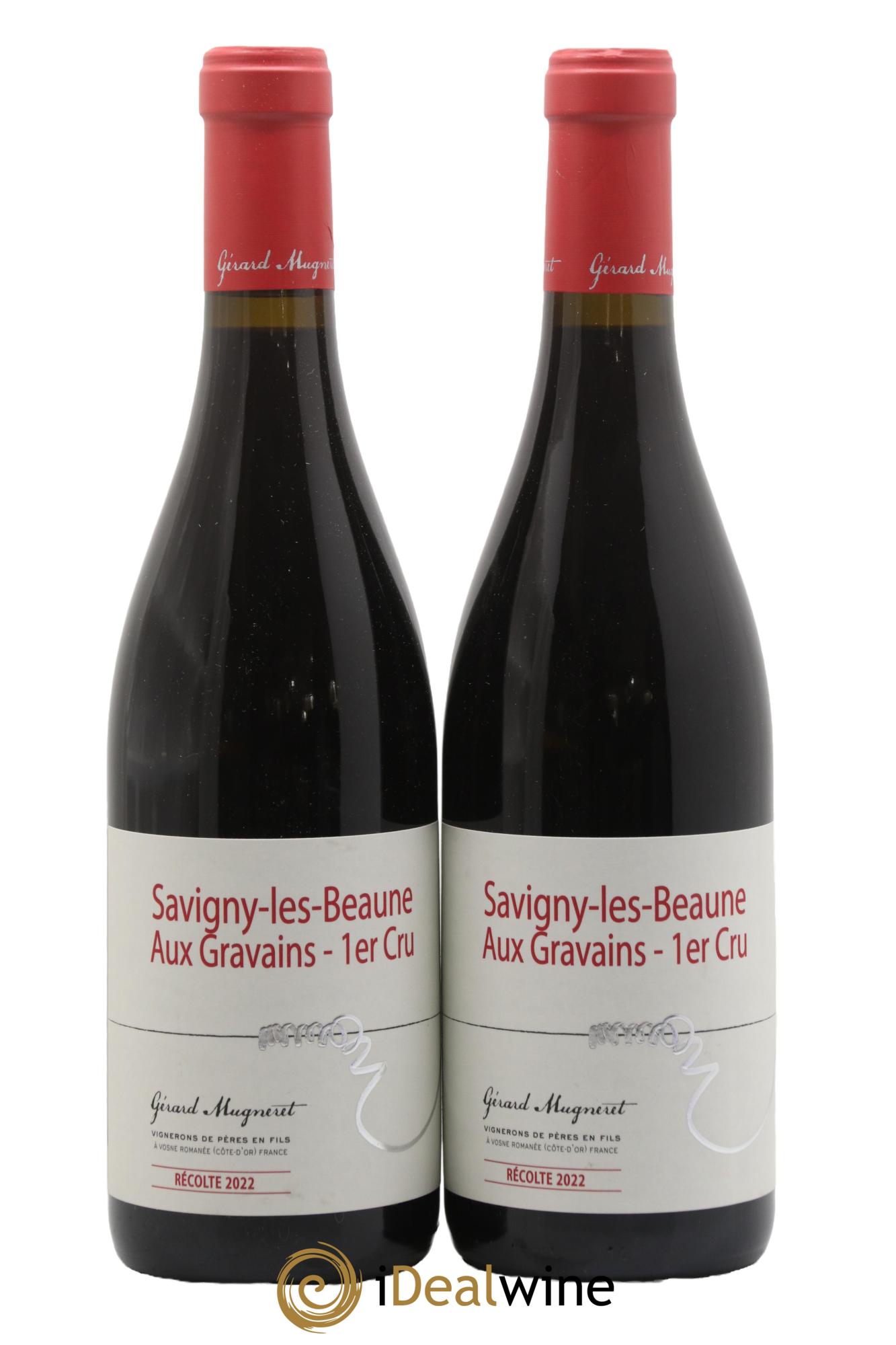 Savigny-lès-Beaune 1er Cru Gravains Gérard Mugneret 2022 - Lotto di 2 bottiglie - 0